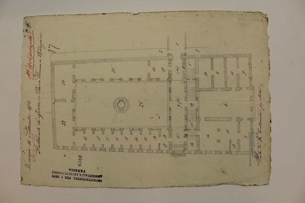 I.R. Zecca (disegno architettonico) - ambito italiano (terzo quarto XIX)