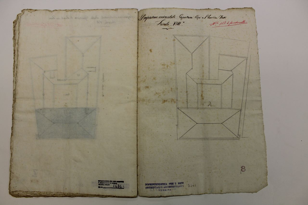 Palazzo delle Prigioni (disegno architettonico) di Biondetti Ditta (metà XIX)