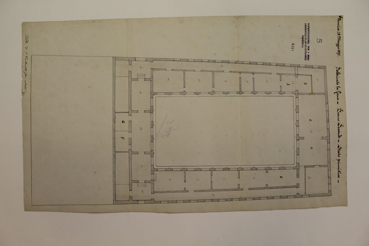 I.R. Zecca (disegno architettonico) - ambito italiano (terzo quarto XIX)