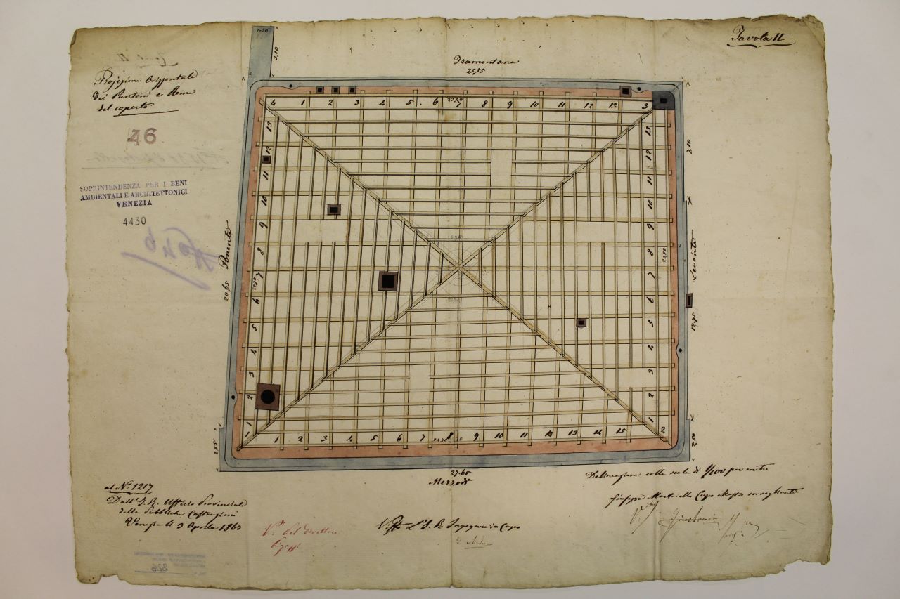 I.R. Zecca (disegno architettonico) di Meduna Tommaso, Martorello Giuseppe (terzo quarto XIX)