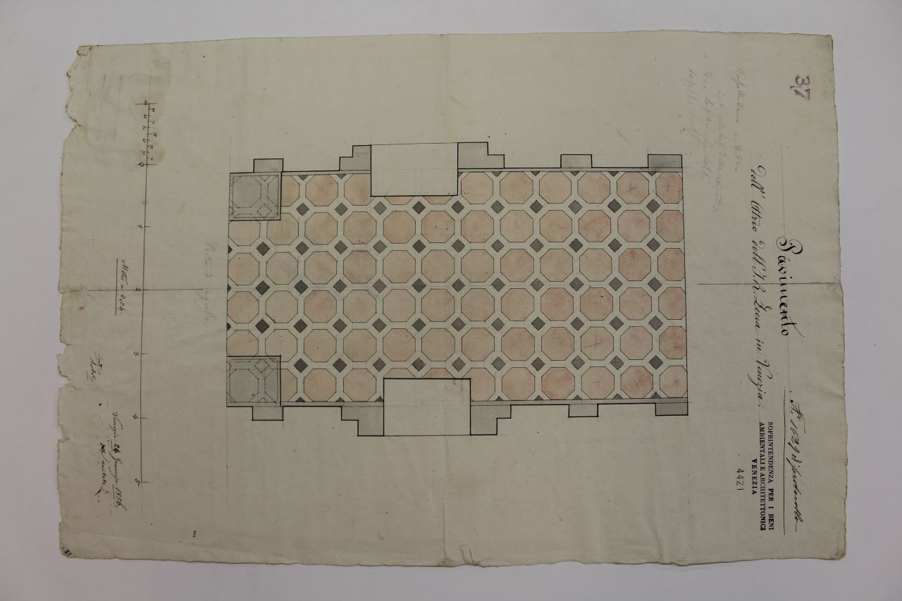 I.R. Zecca (disegno architettonico) - ambito italiano (metà XIX)