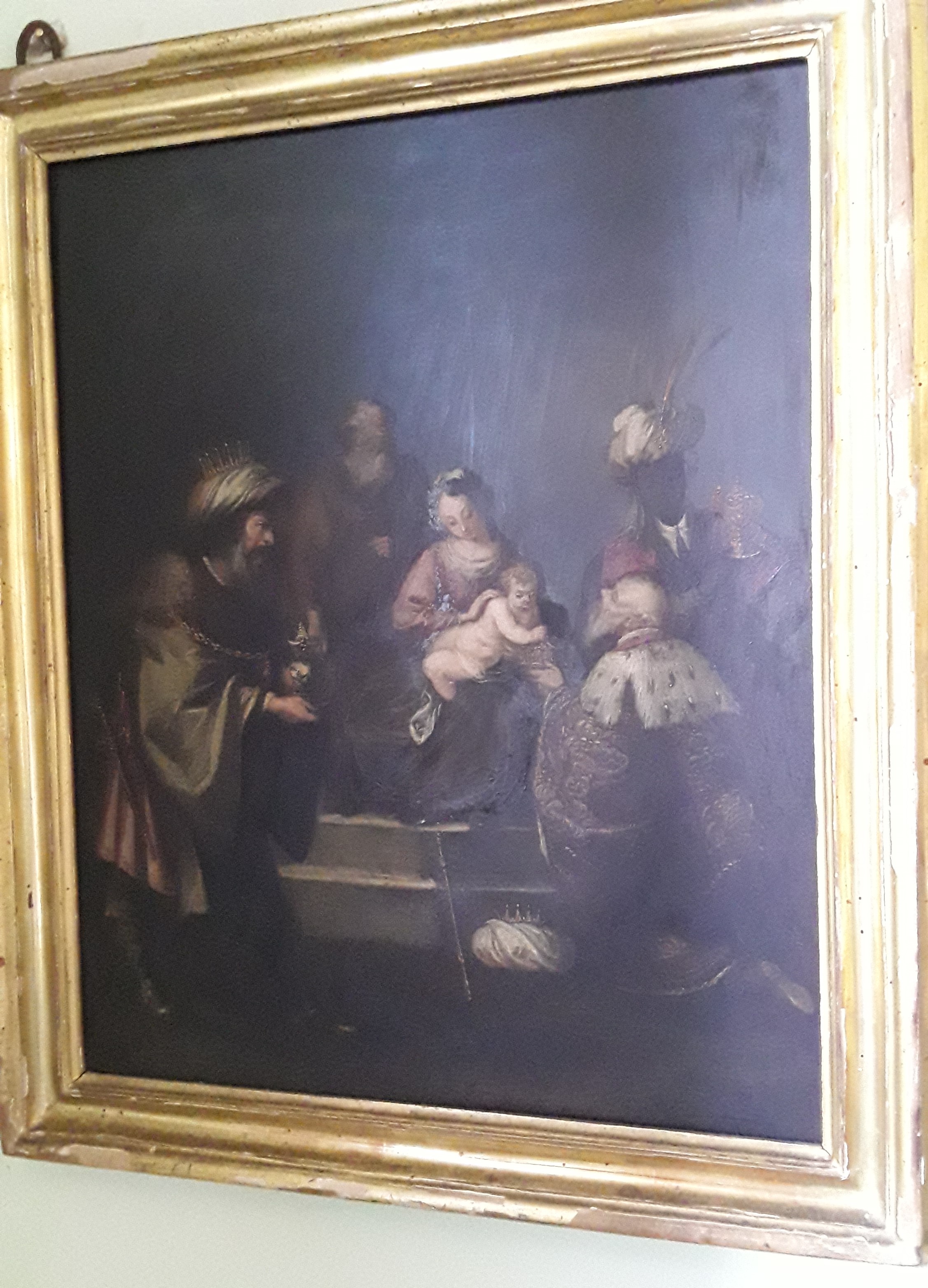 adorazione dei Re Magi (dipinto) - ambito veneto (prima metà sec. XVII)