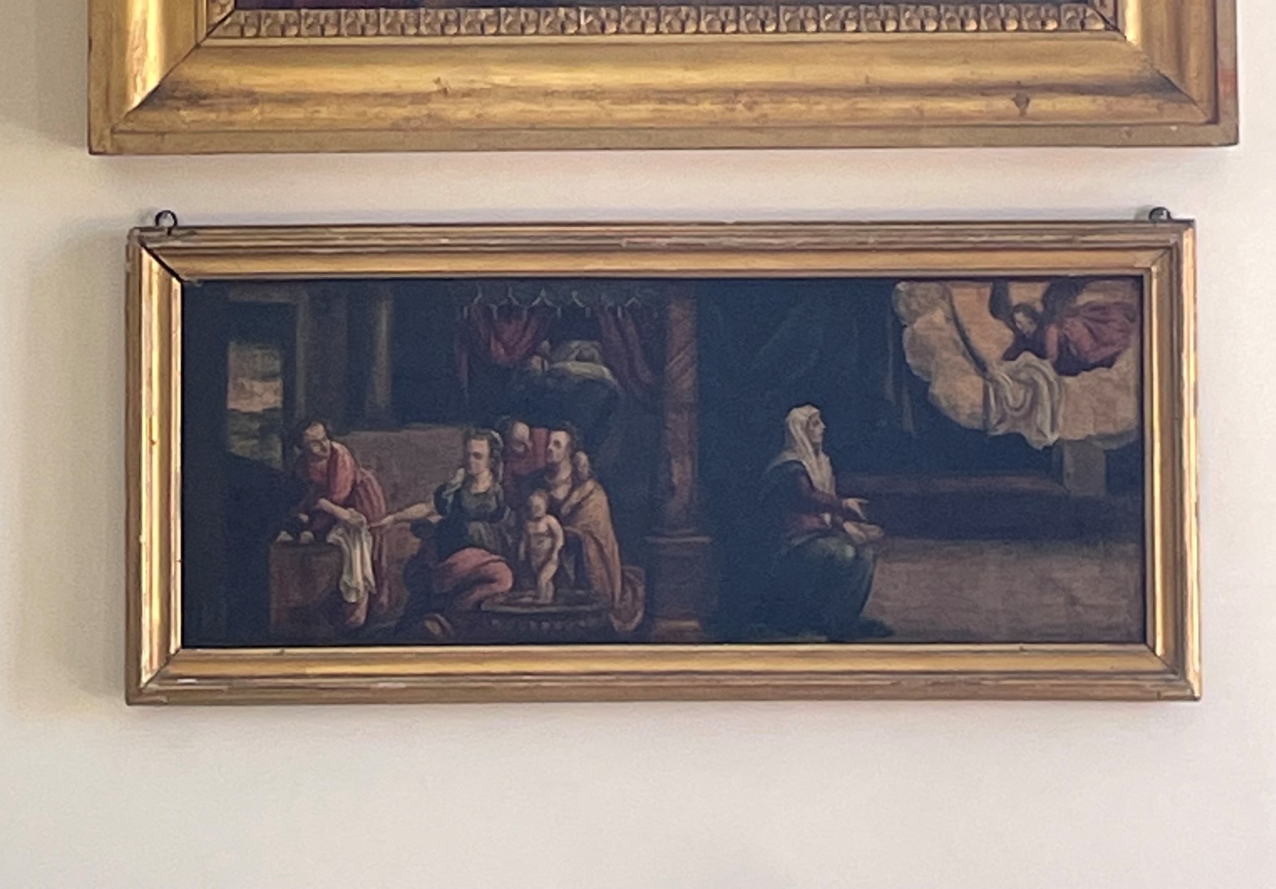 annuncio della nascita di San Giovanni Battista a Sant'Elisabetta (dipinto) - ambito veneto (fine sec. XVI)