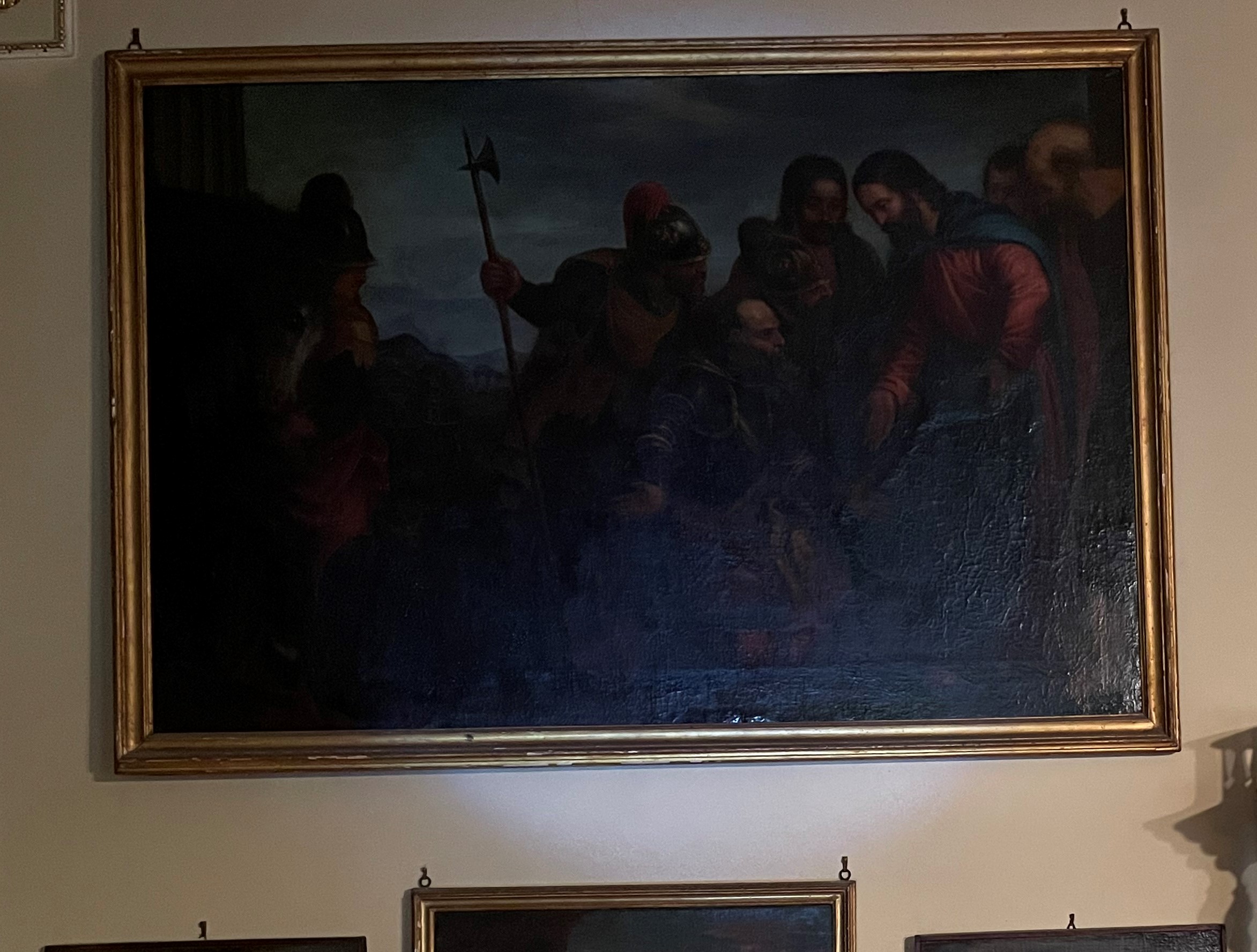 centurione manifesta la propria fede in Gesù Cristo (dipinto) - ambito veneto (seconda metà sec. XVII)