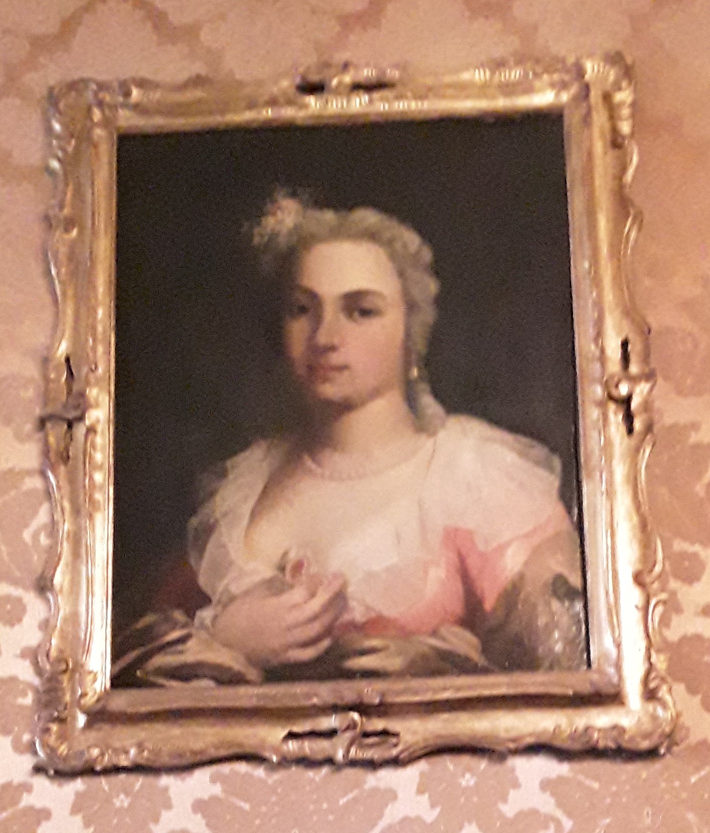 ritratto di donna (dipinto) - ambito veneto (prima metà sec. XVIII)