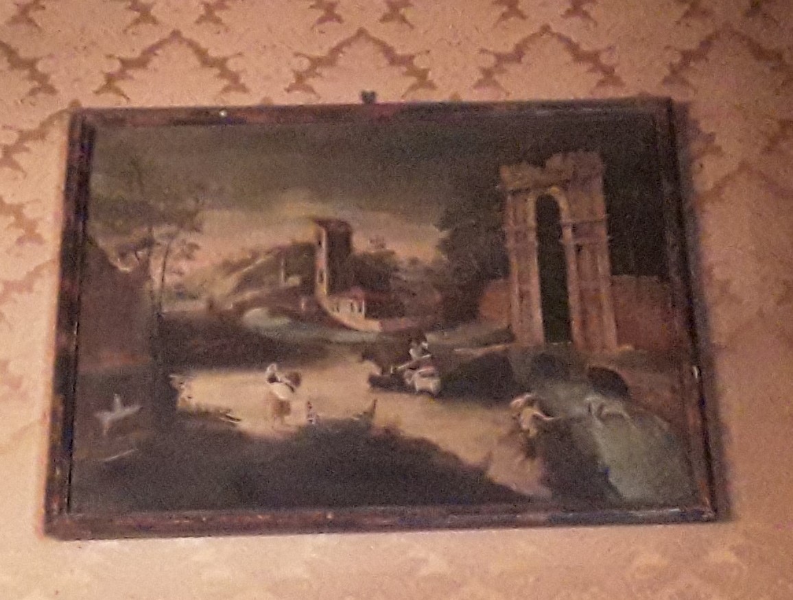 paesaggio con figure (dipinto) - ambito veneto (fine sec. XVIII)