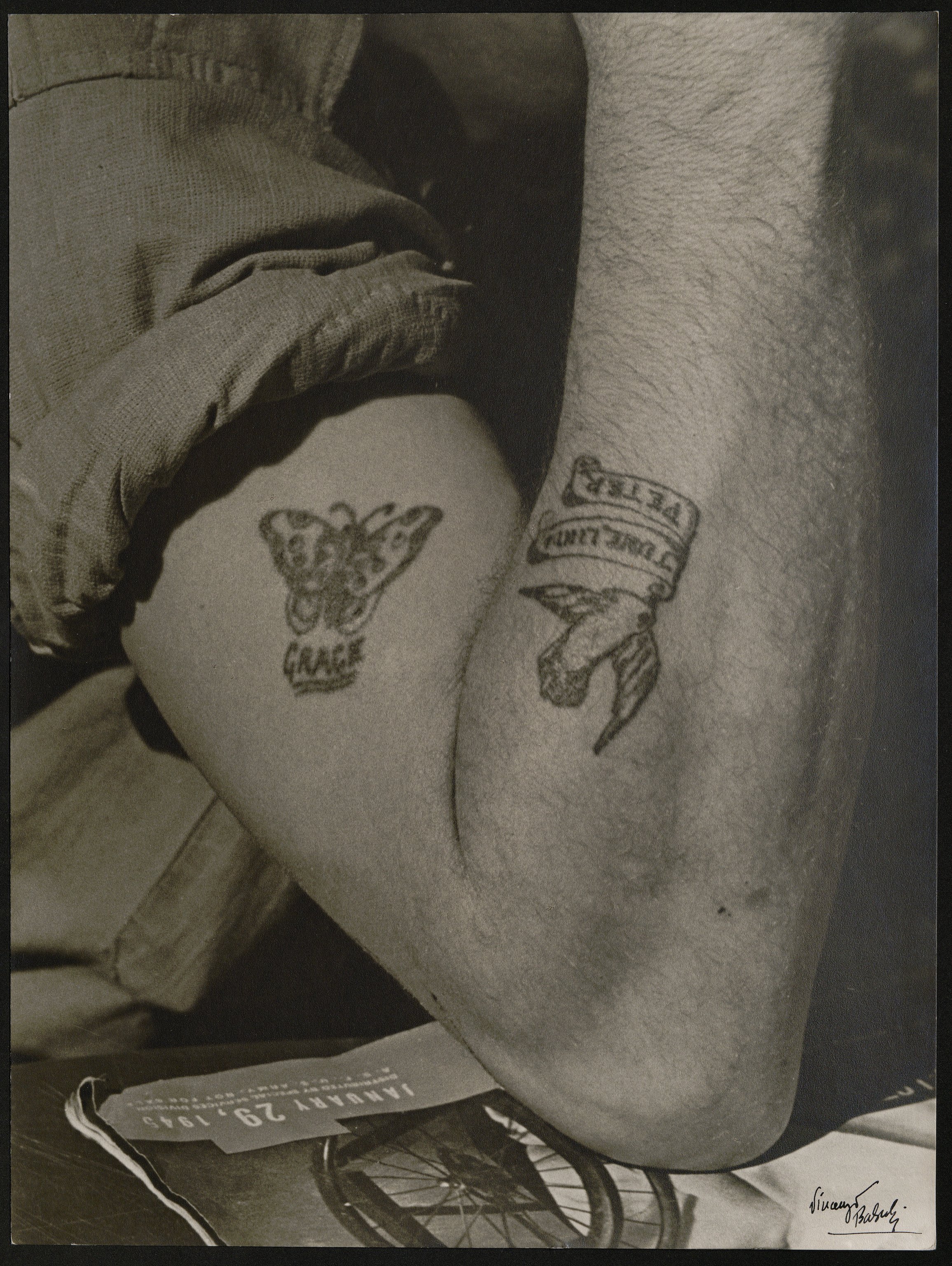 Tatuaggi (positivo) di Balocchi, Vincenzo (prima metà XX)