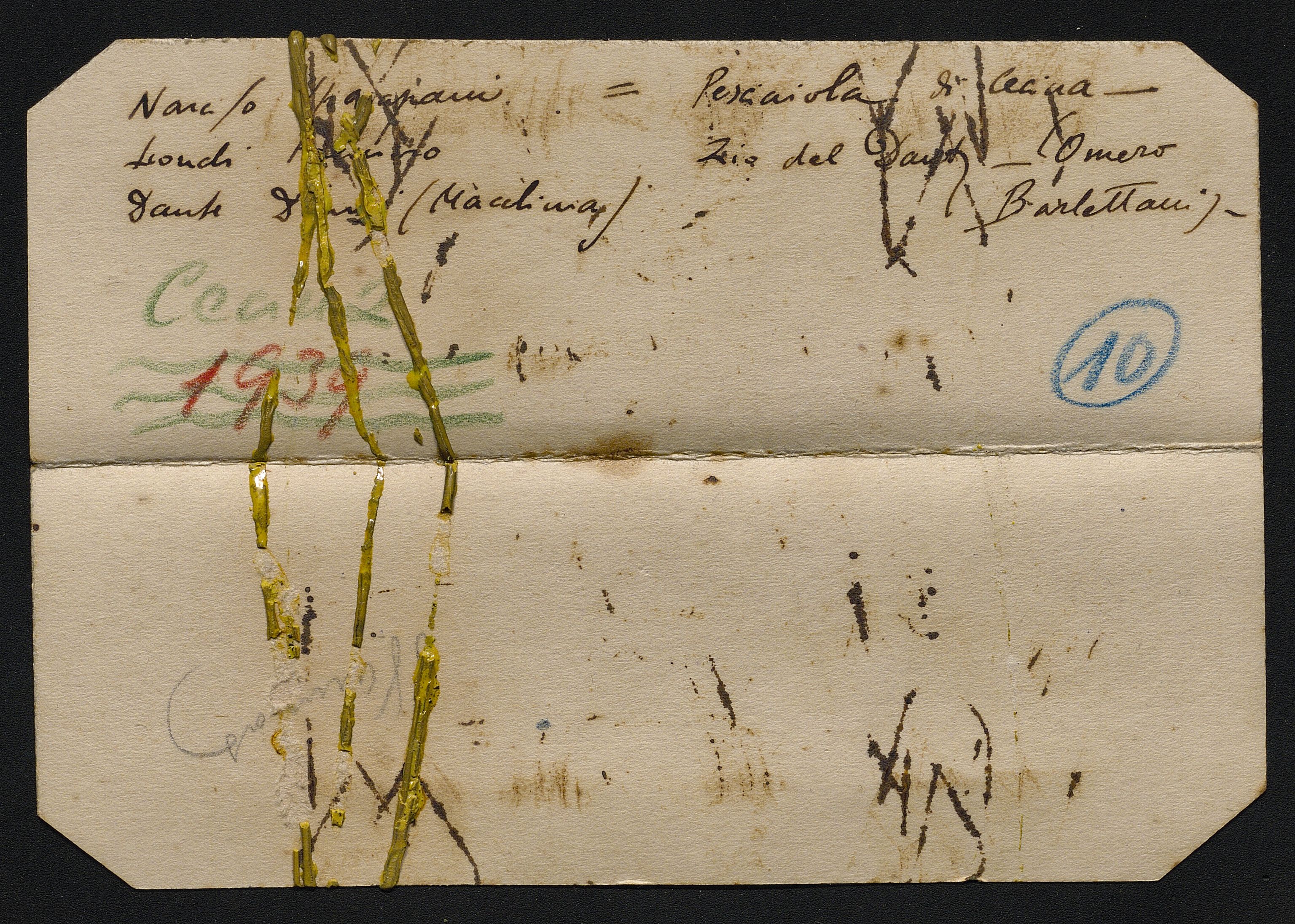 Bustine (vario) di Balocchi, Vincenzo (prima metà XX)