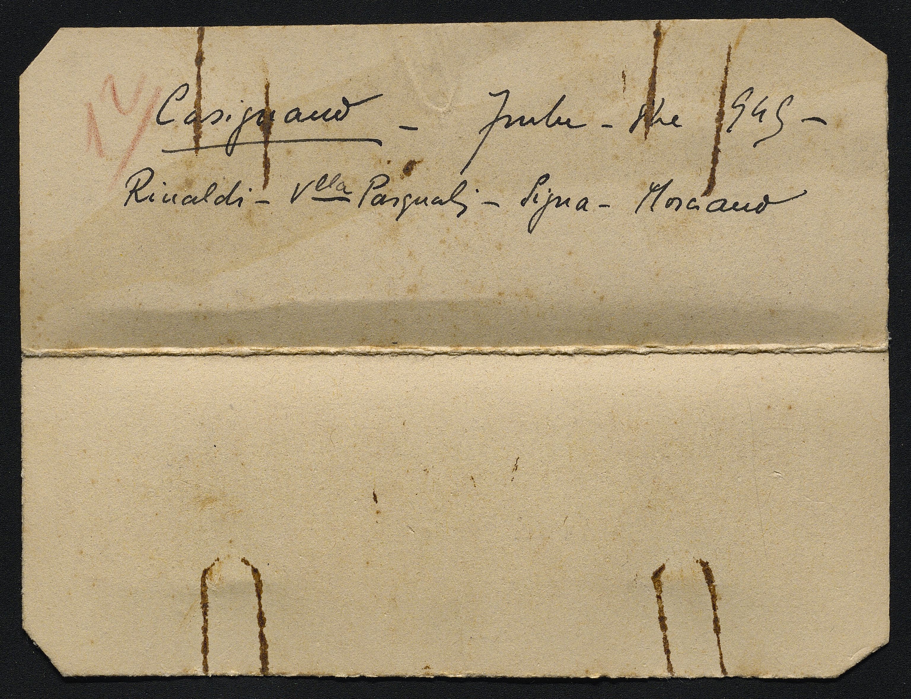 Bustine (vario) di Balocchi, Vincenzo (prima metà XX)