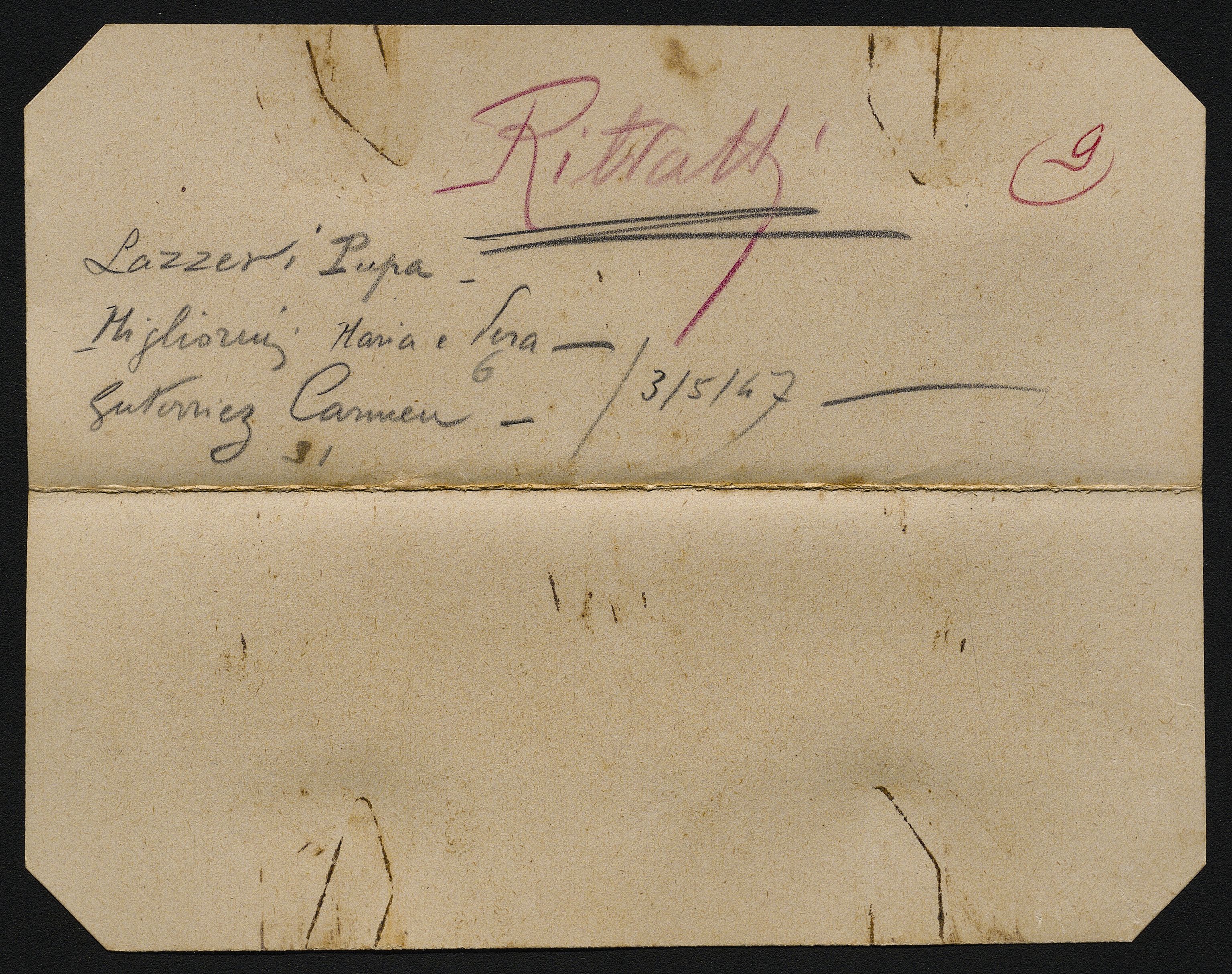 Bustine (vario) di Balocchi, Vincenzo (prima metà XX)