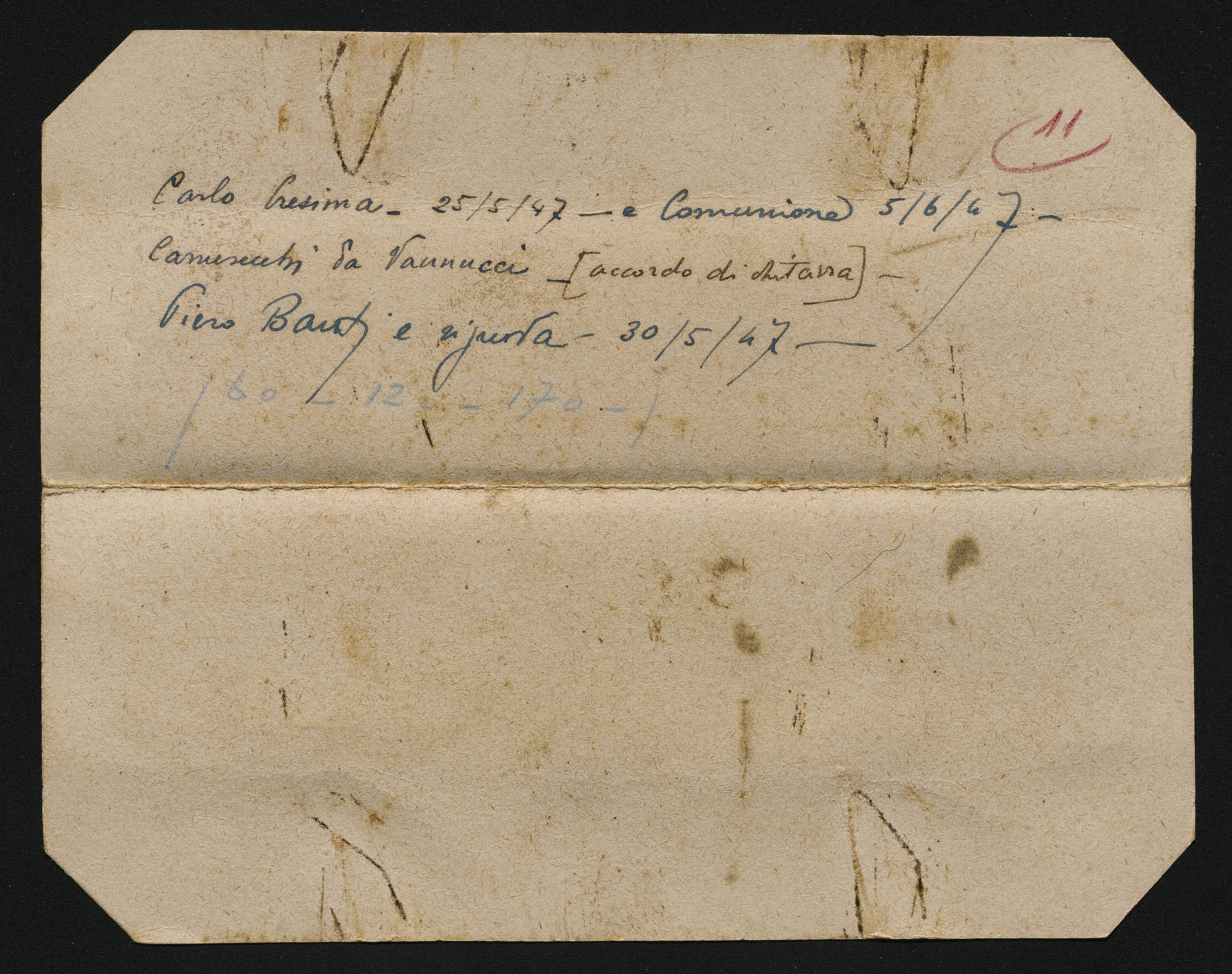 Bustine (vario) di Balocchi, Vincenzo (prima metà XX)