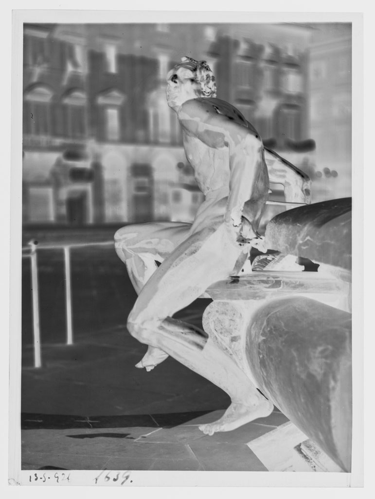 Firenze - Piazza della Signoria (negativo) di Balocchi, Vincenzo (prima metà XX)