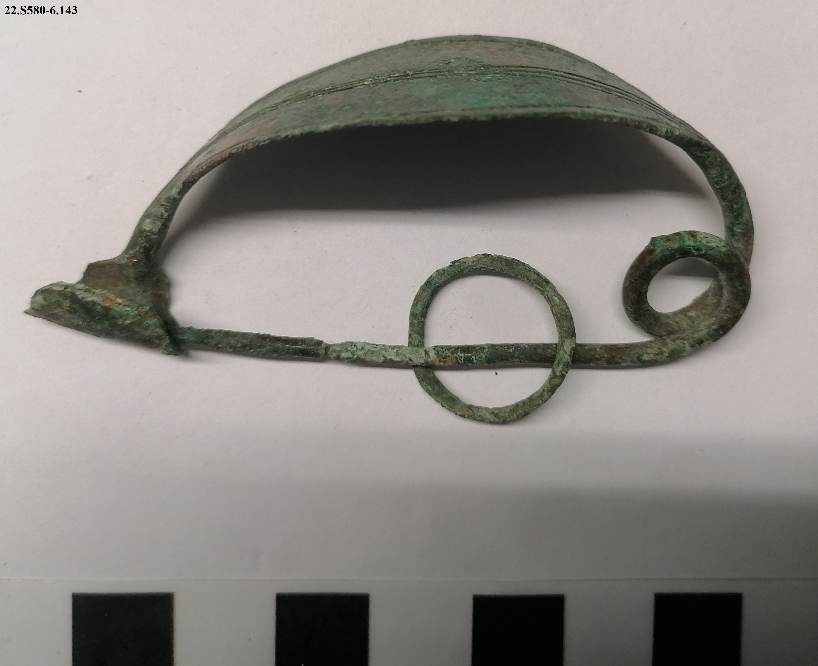 SINGOLO OGGETTO/ fibula, SECOLI/ ARCHI DI SECOLI/ VIII-VII sec. a.C
