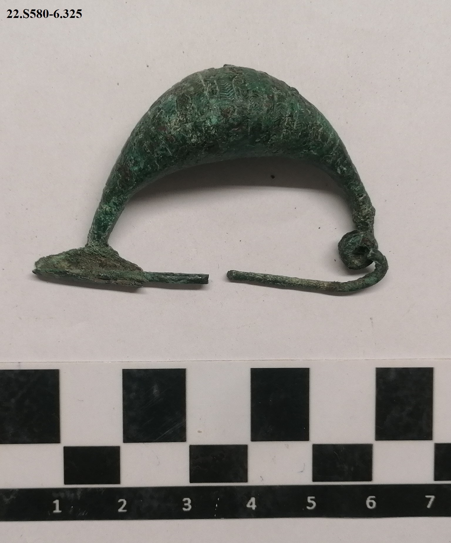 SINGOLO OGGETTO/ fibula, SECOLI/ VII a.C