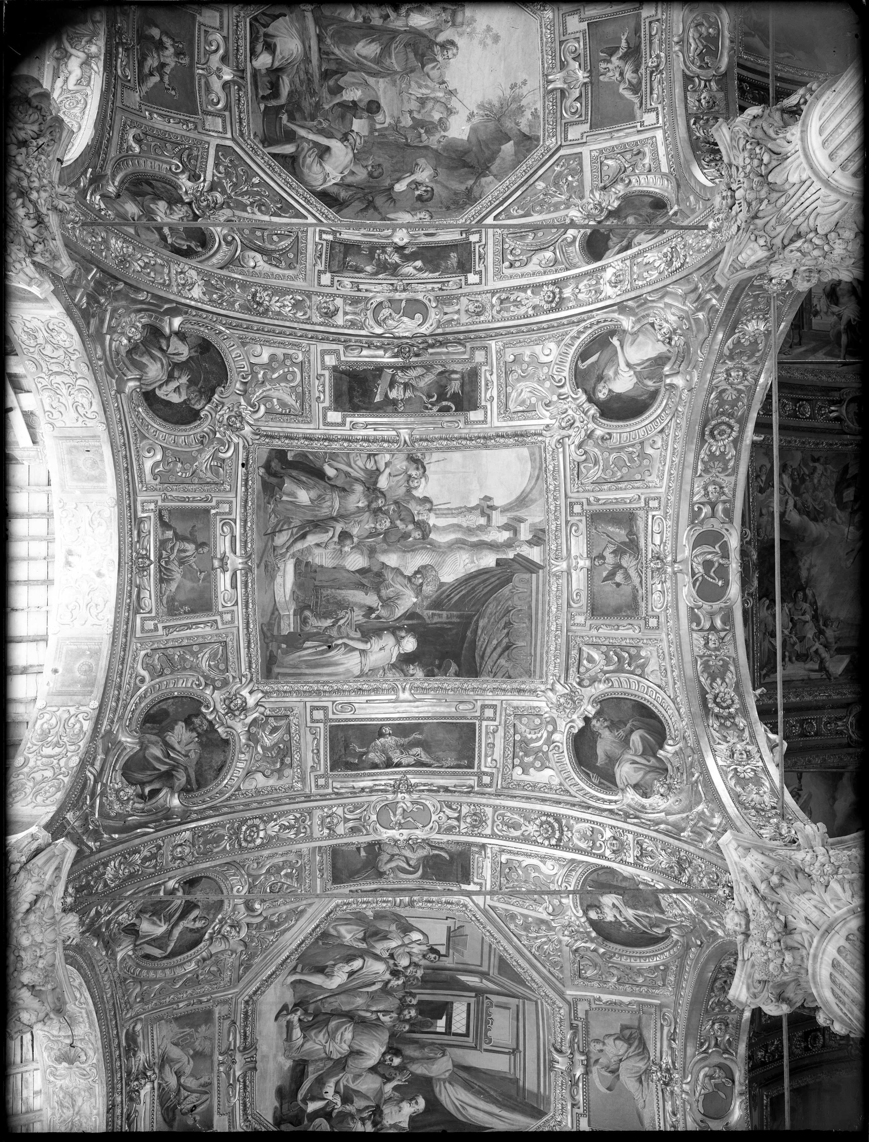 Carlone, Giovanni Battista. Santi Simone e Giuda - Genova - Chiesa della SS. Annunziata del Vastato (negativo) di Cresta (XX)