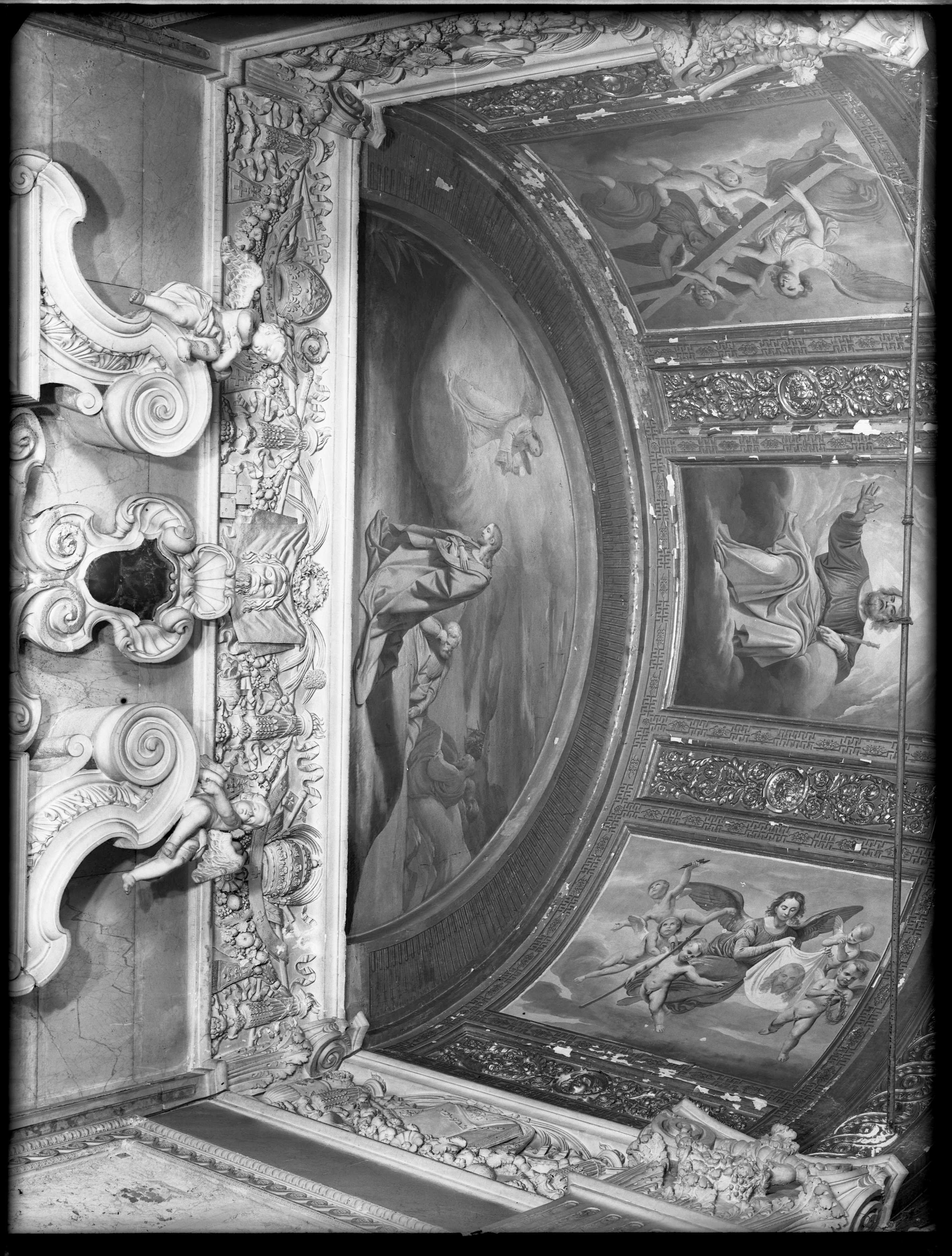 Isola, Giuseppe. L'orazione nell'orto - Genova - Chiesa della SS. Annunziata del Vastato (negativo) di Cresta (XX)