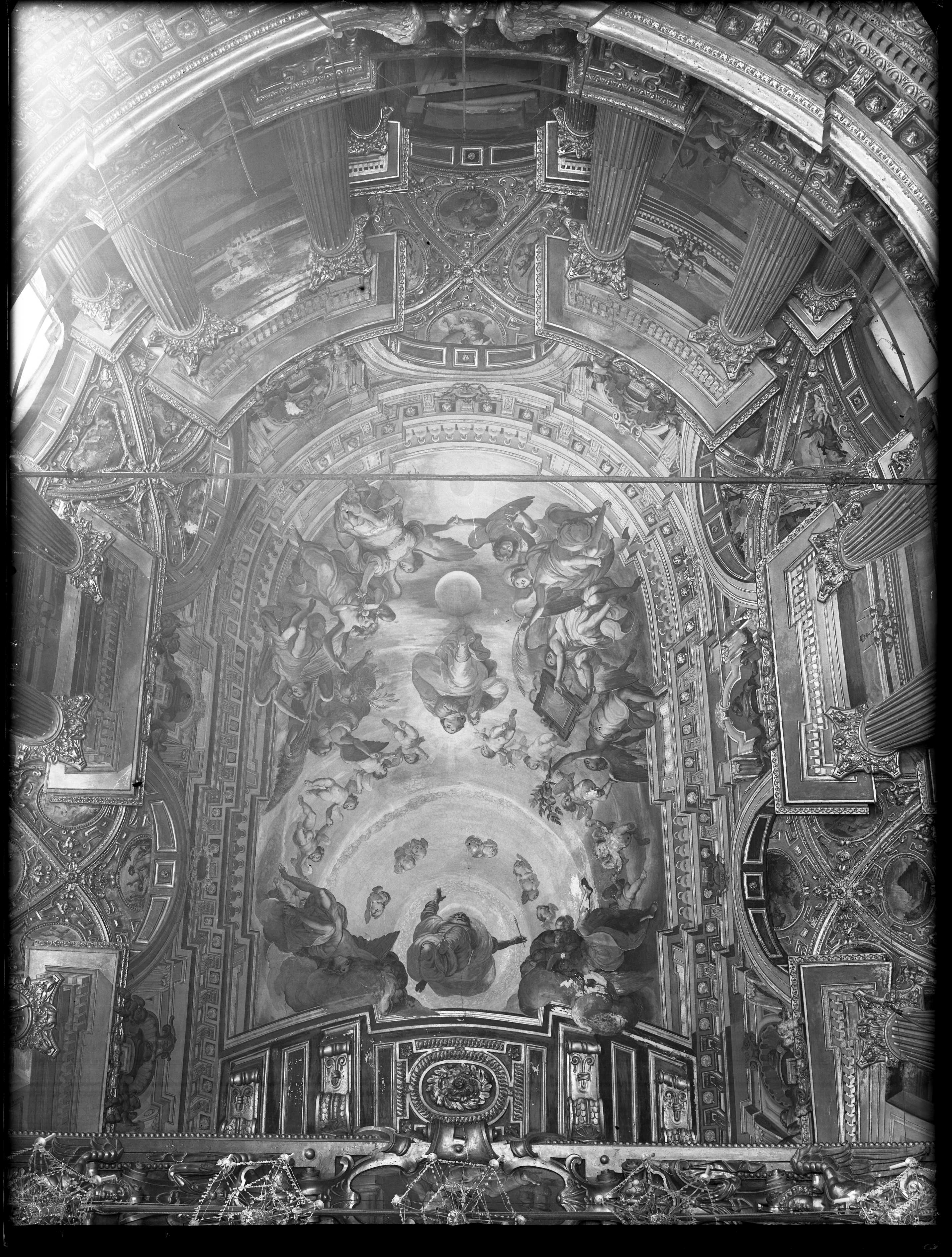 Assunzione, affreschi (negativo) di Cresta (XX)