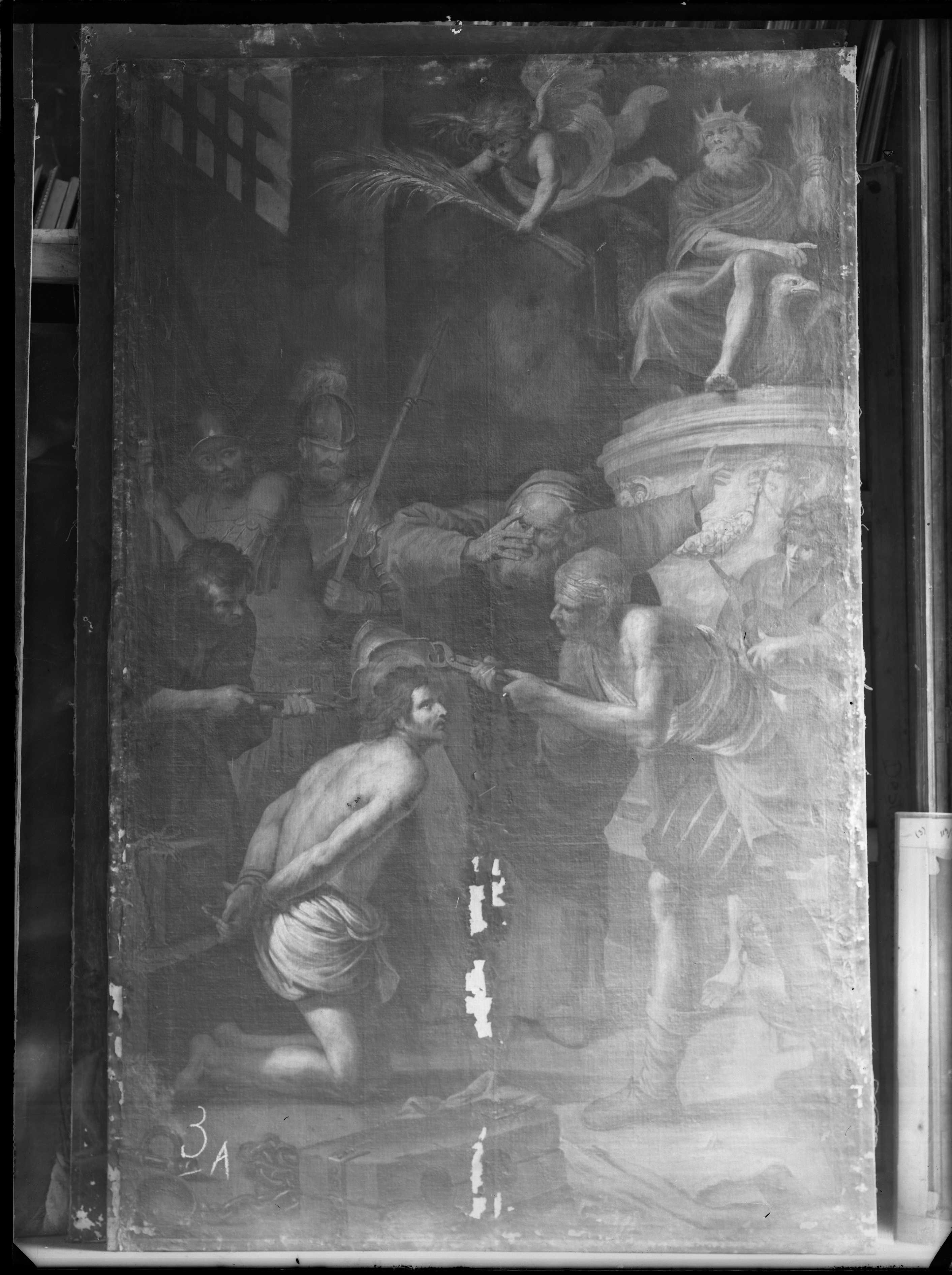 Martirio di San Clemente, dipinti (negativo) di Gasparini (XX)