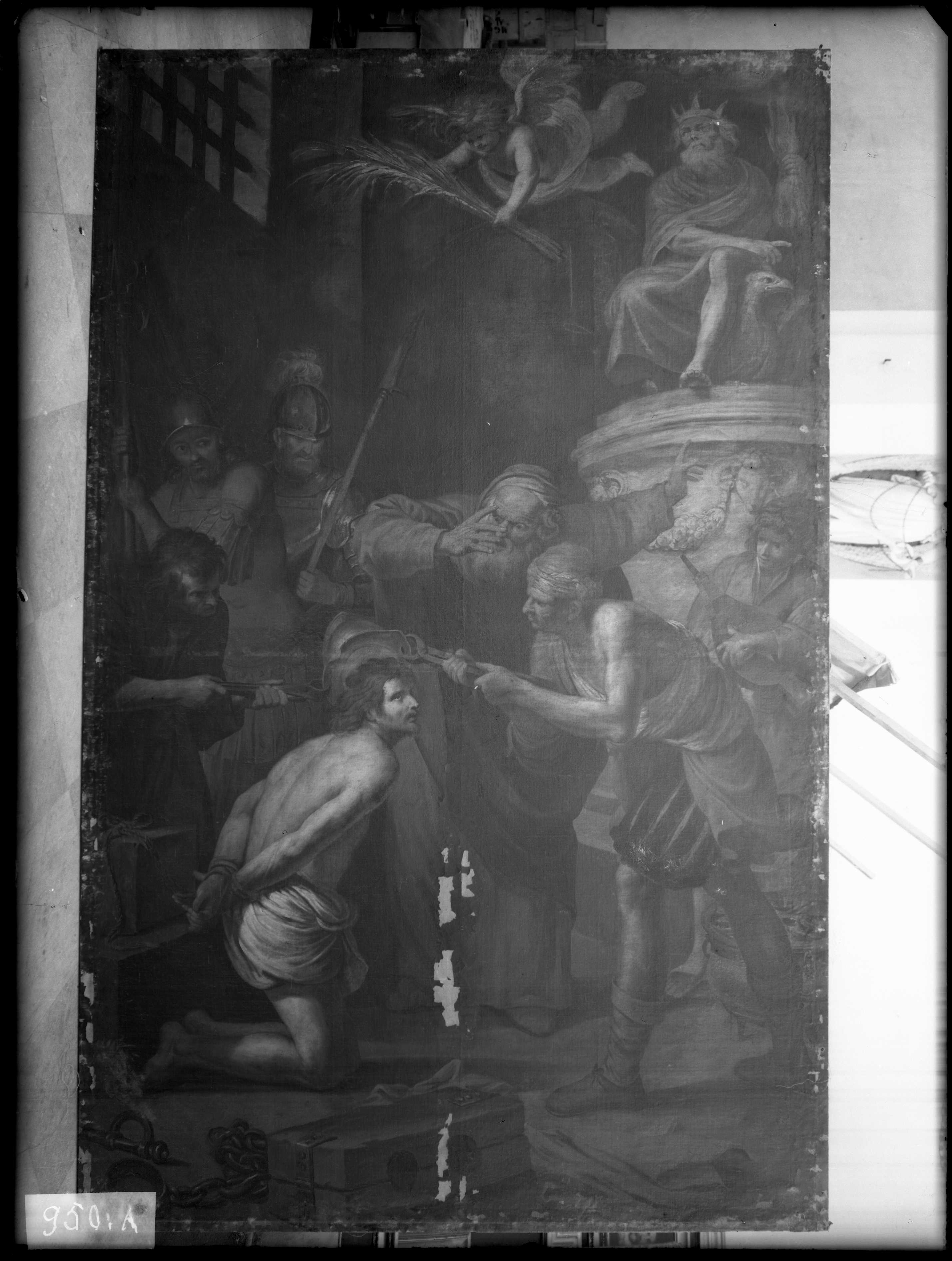 Martirio di San Clemente, dipinti (negativo) di Gasparini (XX)