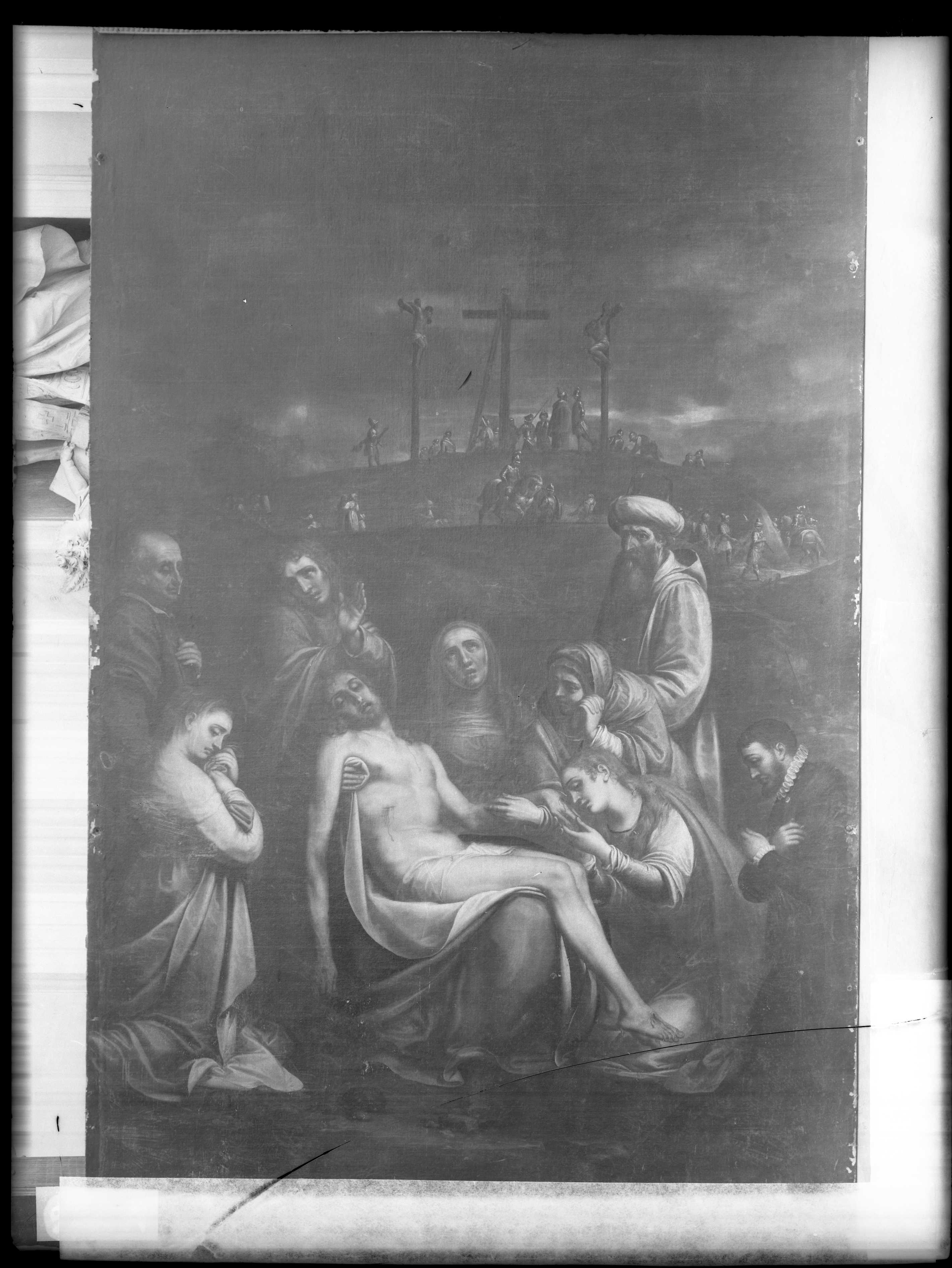 Deposizione, dipinti (negativo) di Gasparini (XX)