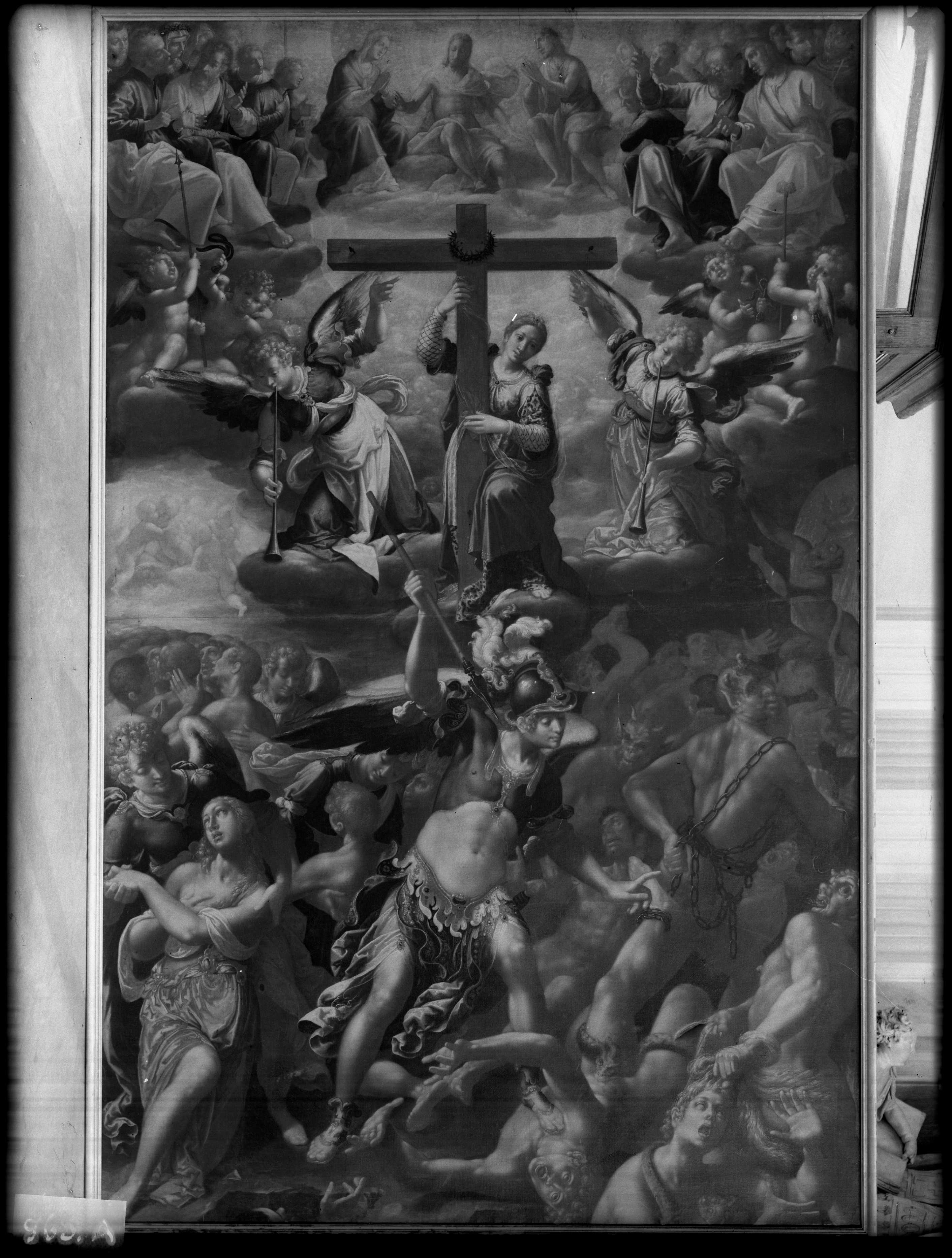 Giudizio universale, dipinti (negativo) di Gasparini (XX)