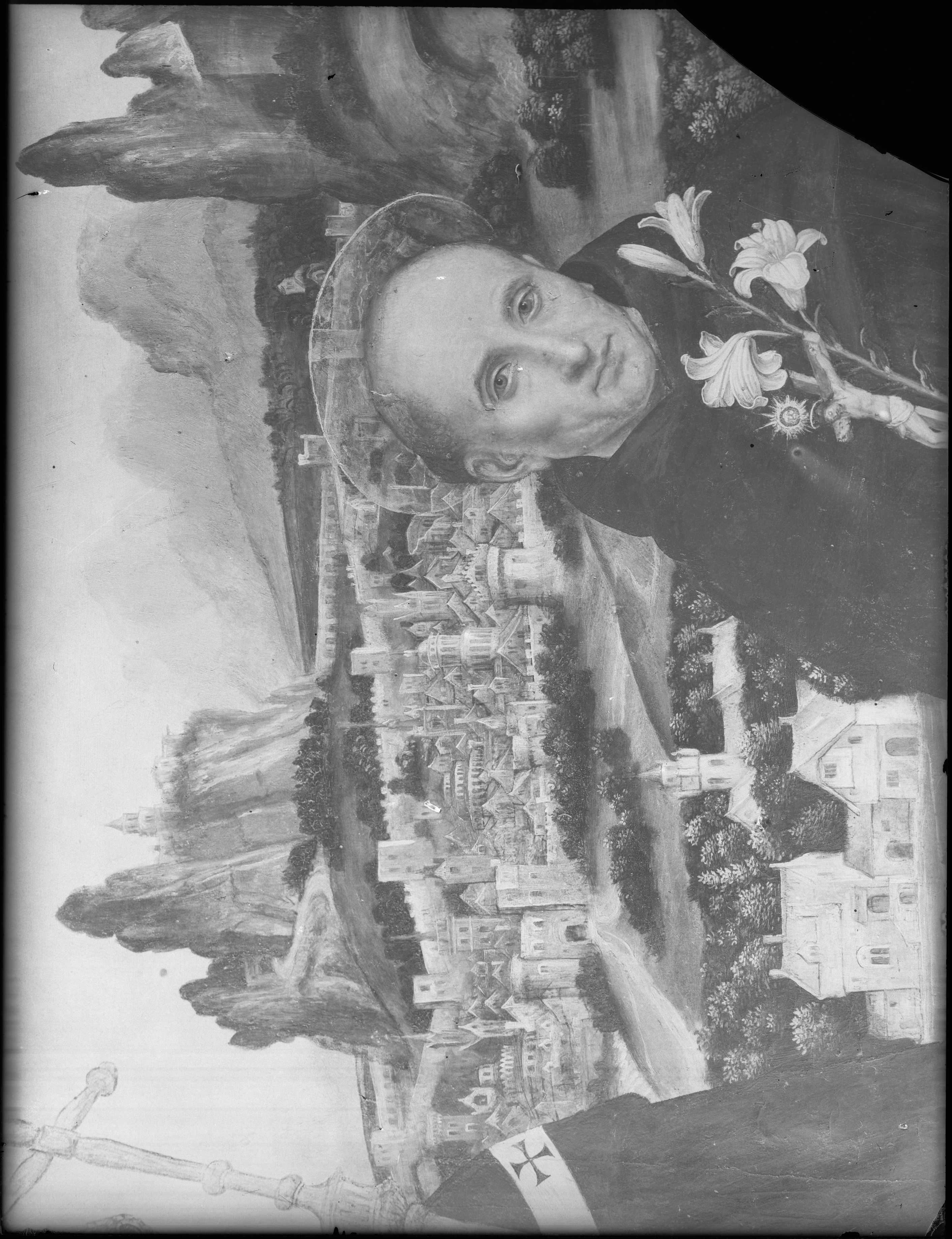 Sacchi, Pietro Francesco. San Nicola da Tolentino - Genova - chiesa di Santa Maria di Castello (negativo) di Gasparini (XX)