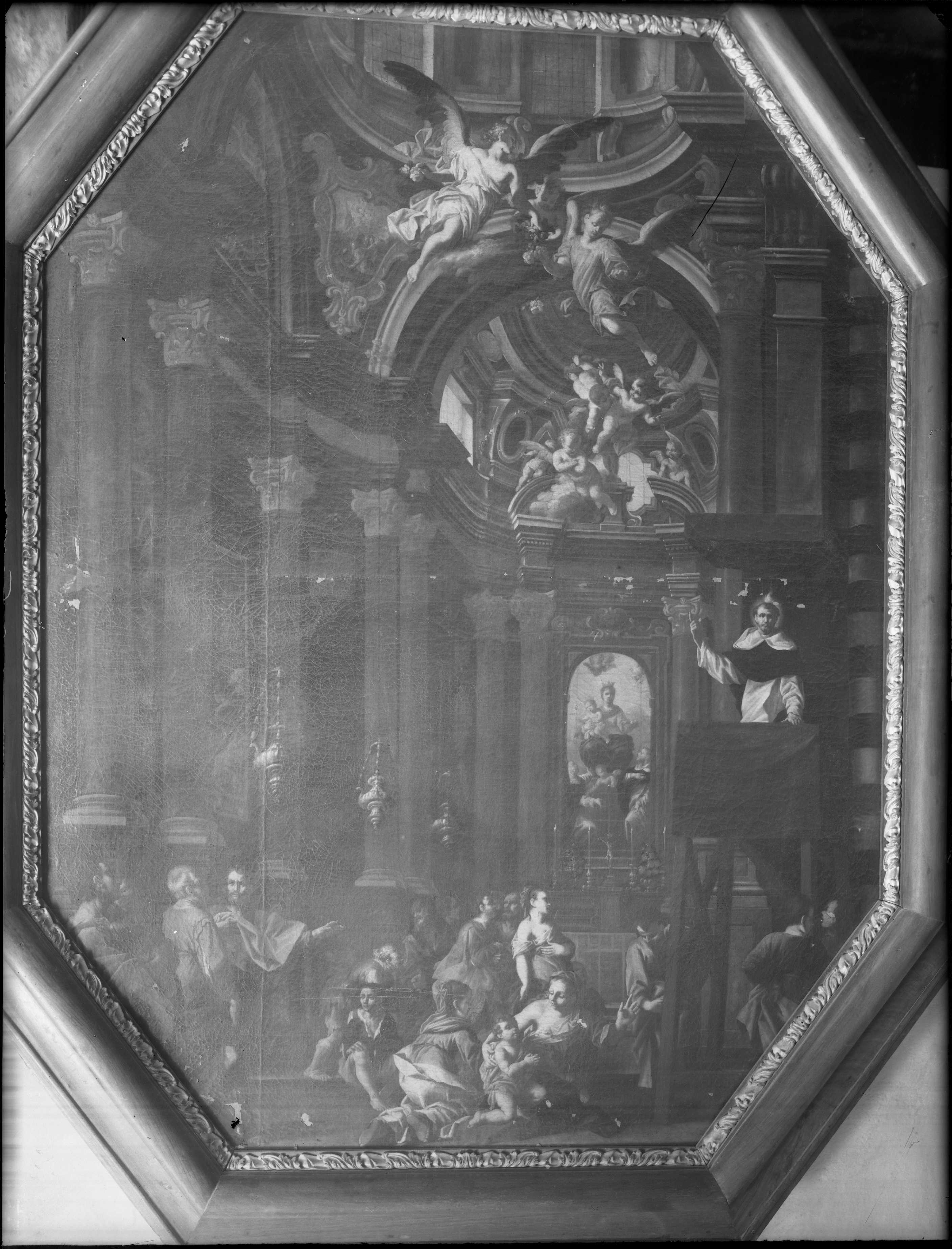 Palmieri, Giuseppe. Predica di San Vincenzo Ferrer - Genova - chiesa di Santa Maria di Castello (negativo) di Gasparini (XX)