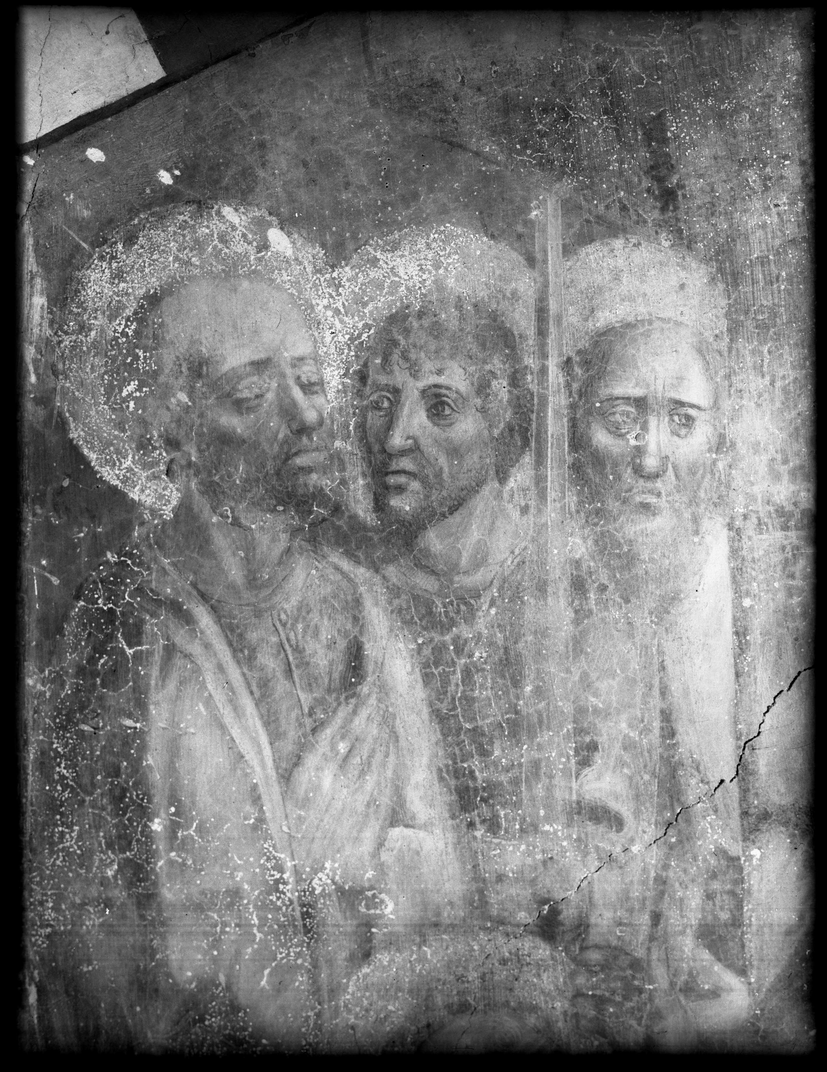 Santi, affreschi (negativo) di Gasparini (XX)