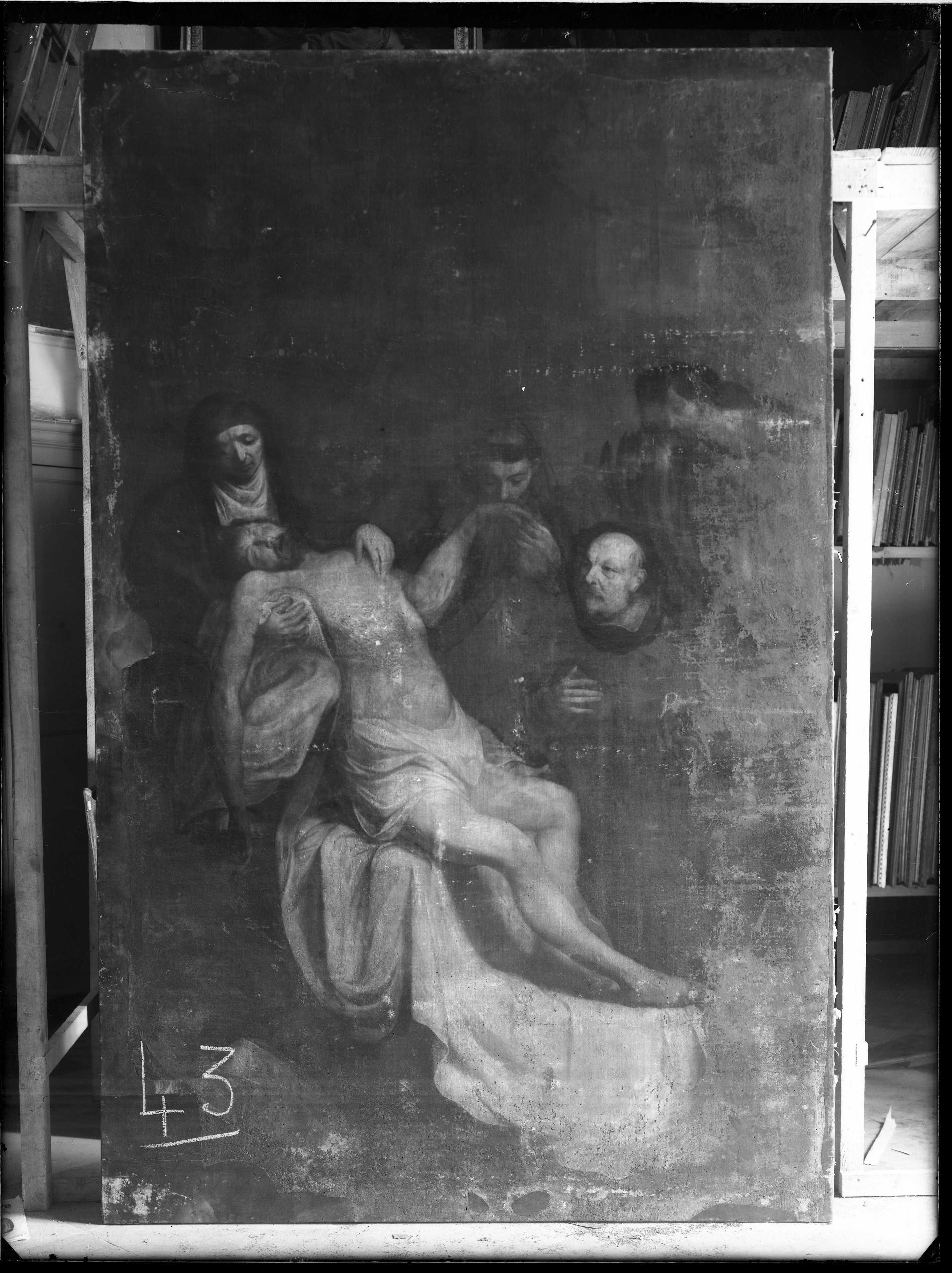 Deposizione, dipinti (negativo) di Gasparini (XX)