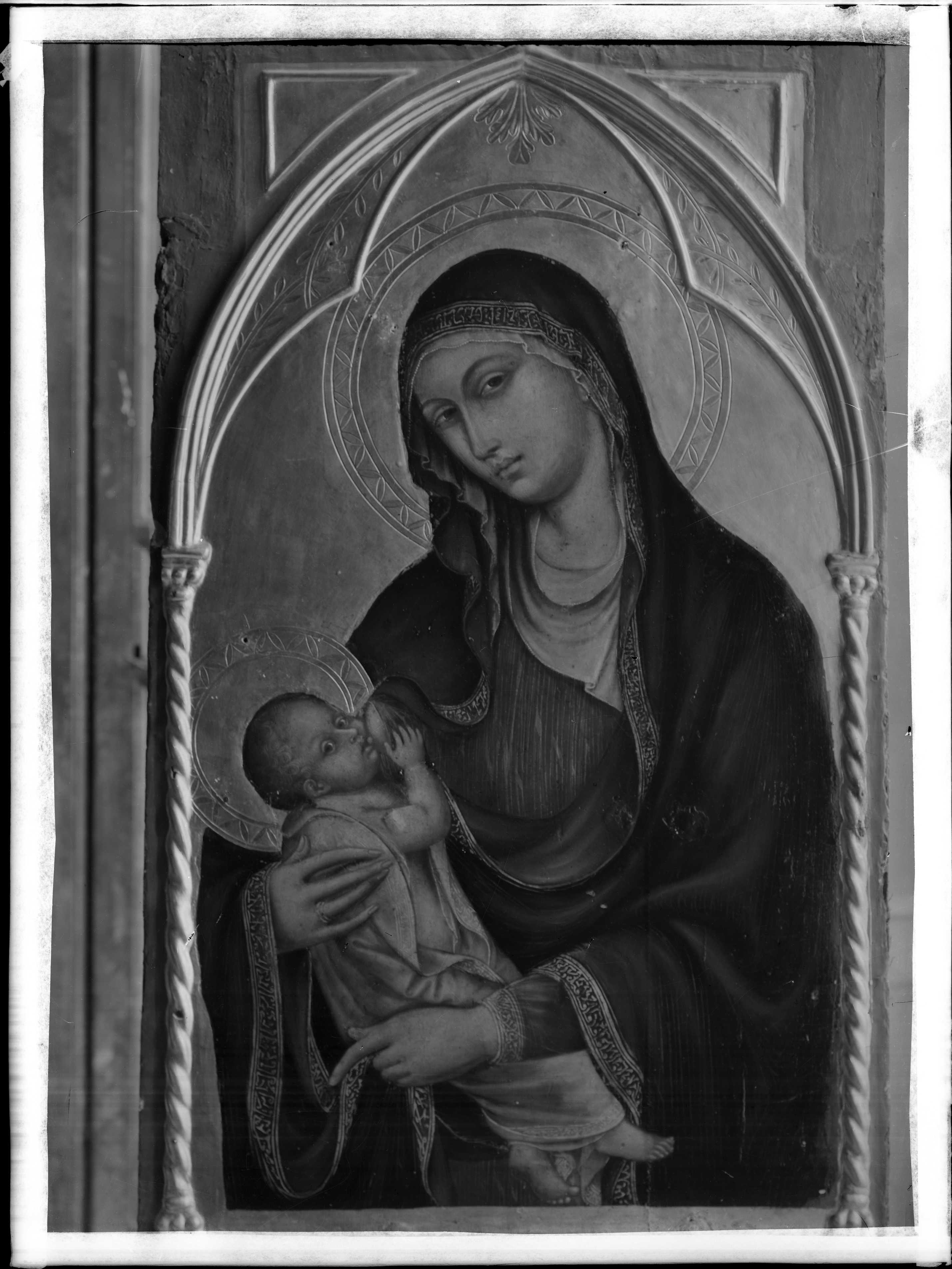 Madonna con Bambino, dipinti (negativo) di Gasparini (XX)