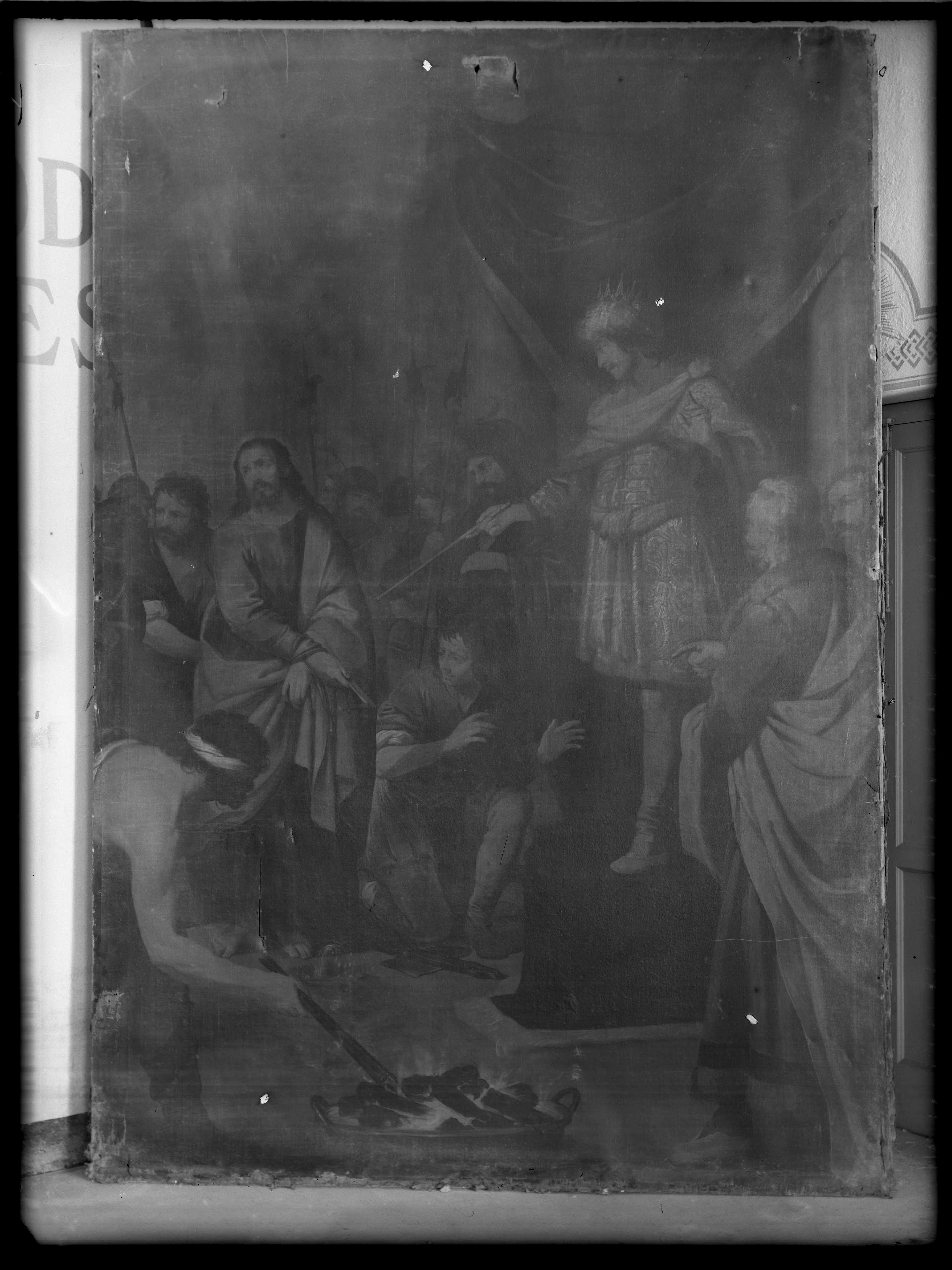 De Ferrari, Giovanni Andrea. San Tommaso condannato al martirio - Genova - chiesa di Santa Fede (negativo) di Gasparini (XX)