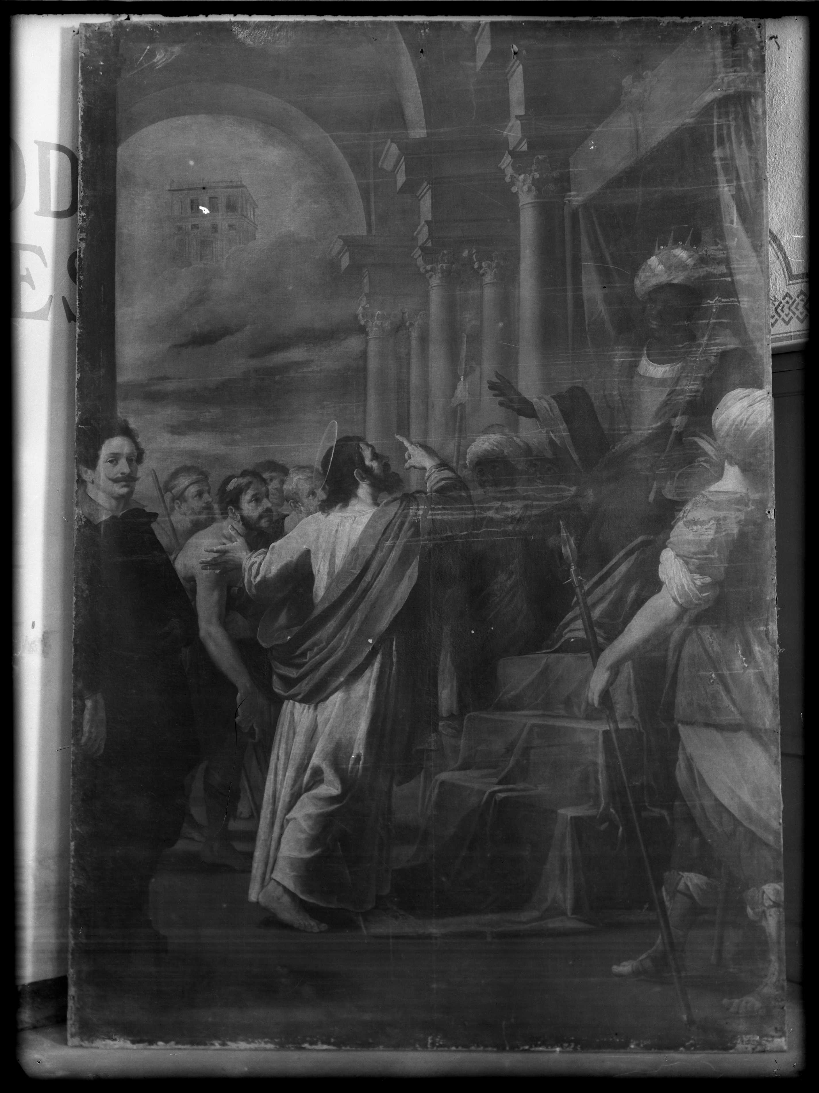 San Tommaso predica ad un re delle Indie, dipinti (negativo) di Gasparini (XX)