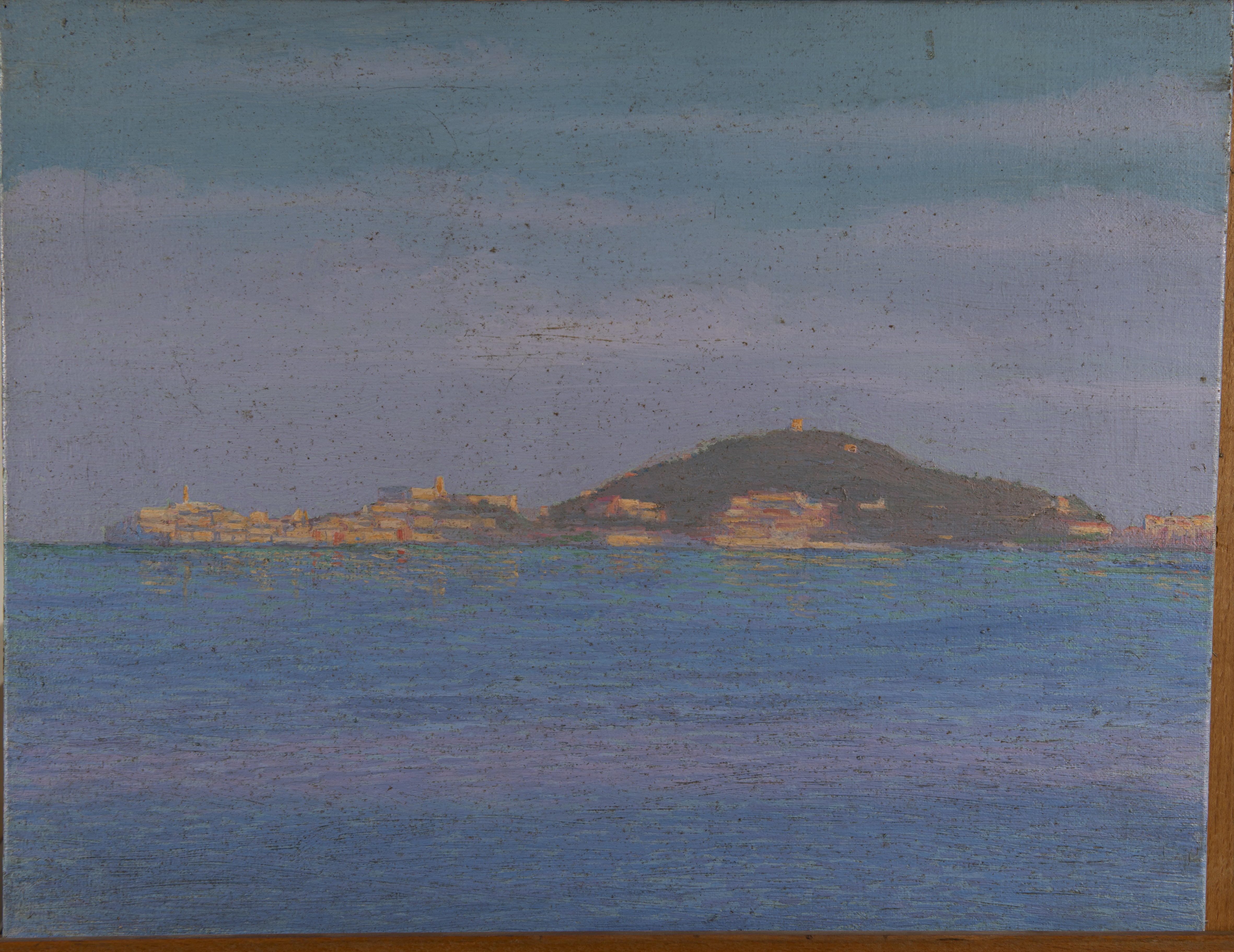 Golfo di Gaeta, Paesaggio del Golfo di Gaeta (dipinto, serie) di Hendrik Christian Andersen (laboratorio) - ambito italiano (inizio XX)