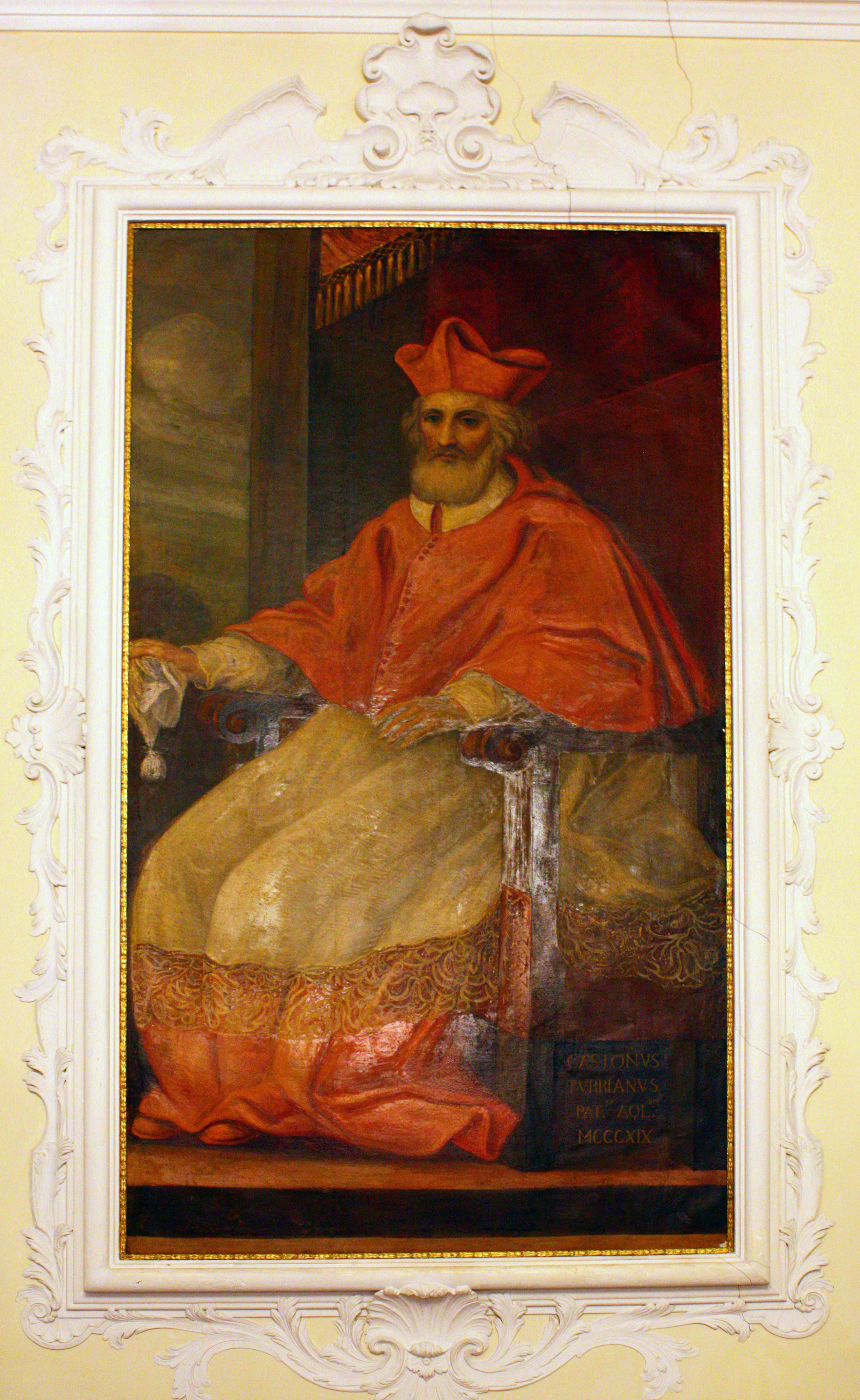 Ritratto di Cassone della Torre, patriarca di Aquileia, Ritratto di Cassone della Torre, patriarca di Aquileia (dipinto, opera isolata) - ambito Italia settentrionale (seconda metà XVII)