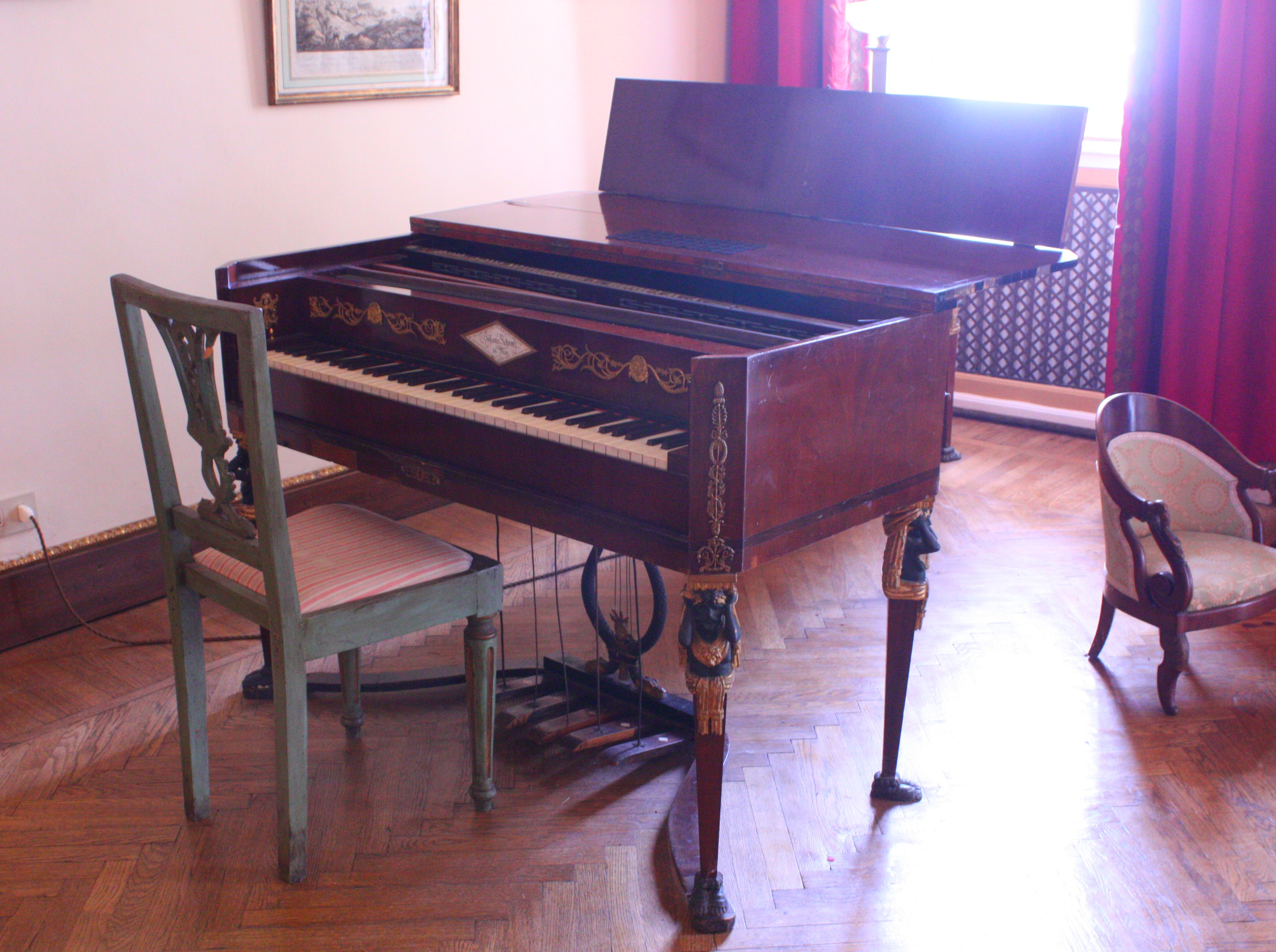 Pianoforte (strumento musicale, opera isolata) di Schantz Johann - manifattura viennese (primo quarto XIX)