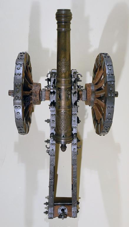 18 Pfd Halbkanone (modello di artiglieria, mezzo cannone) - produzione austriaca (secc. XVII/ XVIII)