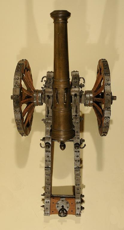 modello di artiglieria, quarto cannone - produzione italiana (secc. XVII/ XVIII)