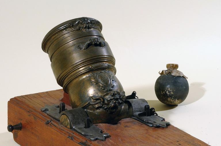 modello di artiglieria, mortaio da bomba di Paoli Michele (sec. XVIII)