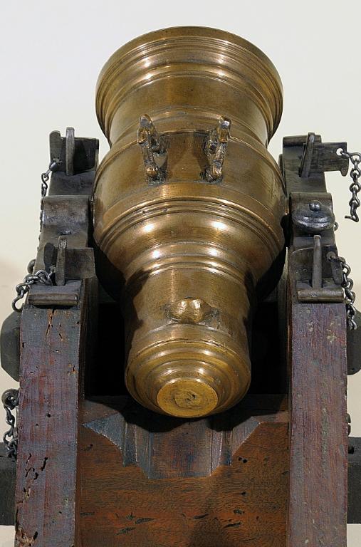 modello di artiglieria, trabucco da bomba - produzione italiana (sec. XVII)