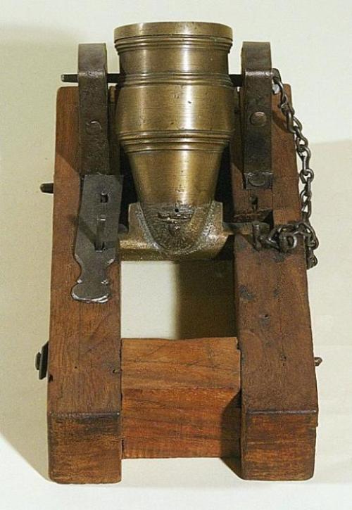modello di artiglieria, mortaio da bomba - produzione italiana (sec. XVIII)