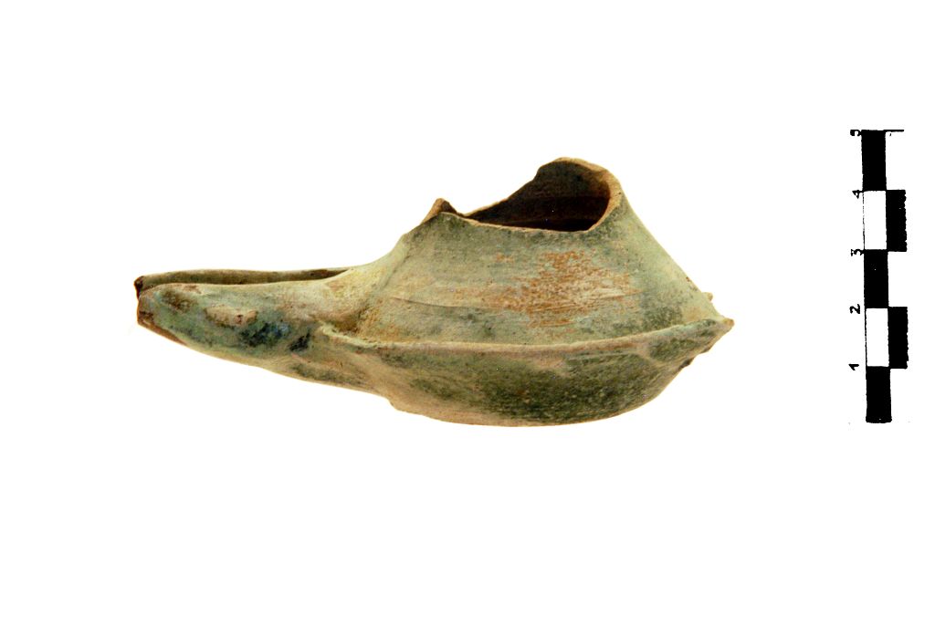 SINGOLO OGGETTO/ lucerna, XIV-XV secolo