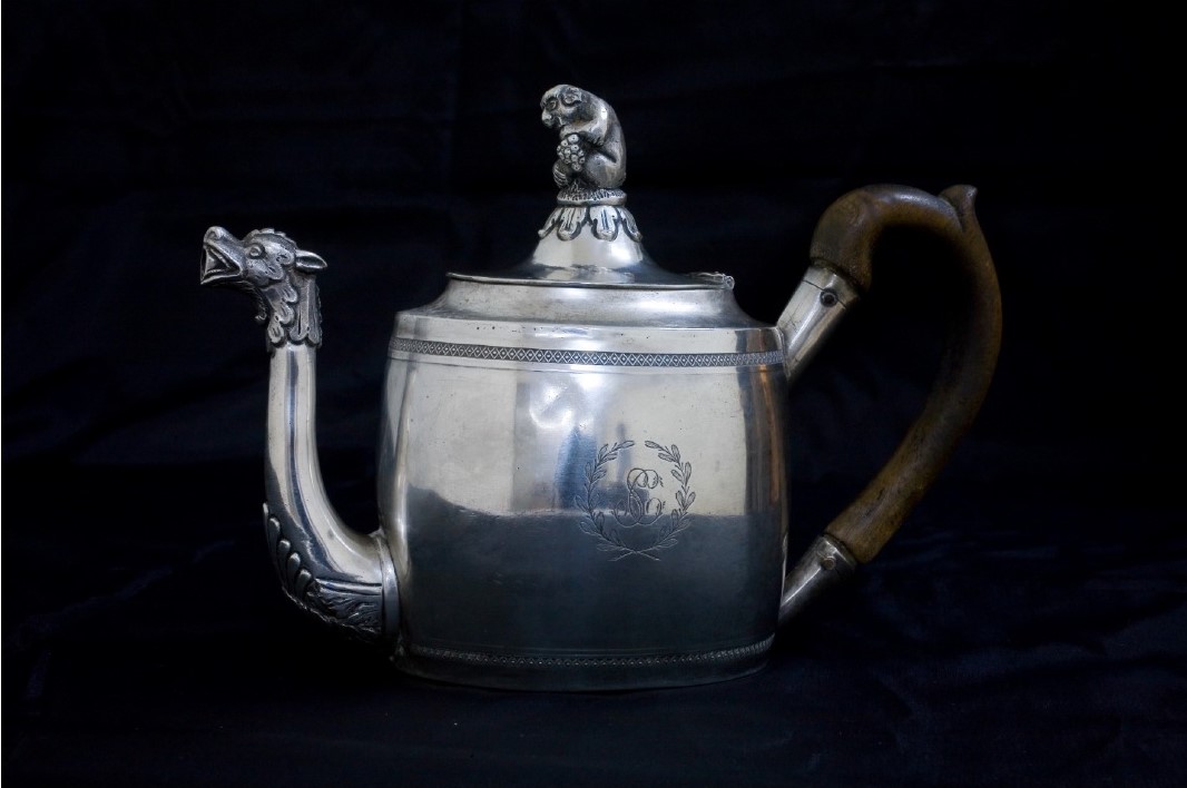 caffettiera, opera isolata di Salzano Pietro - ambito napoletano (prima metà XIX)