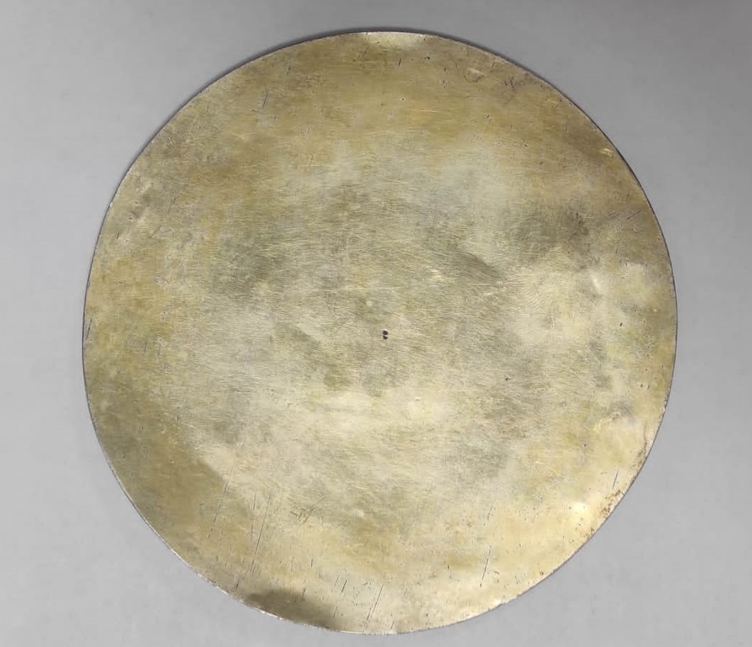 patena - piatto liturgico per la celebrazione eucaristica, opera isolata - ambito messinese (prima metà sec XX)