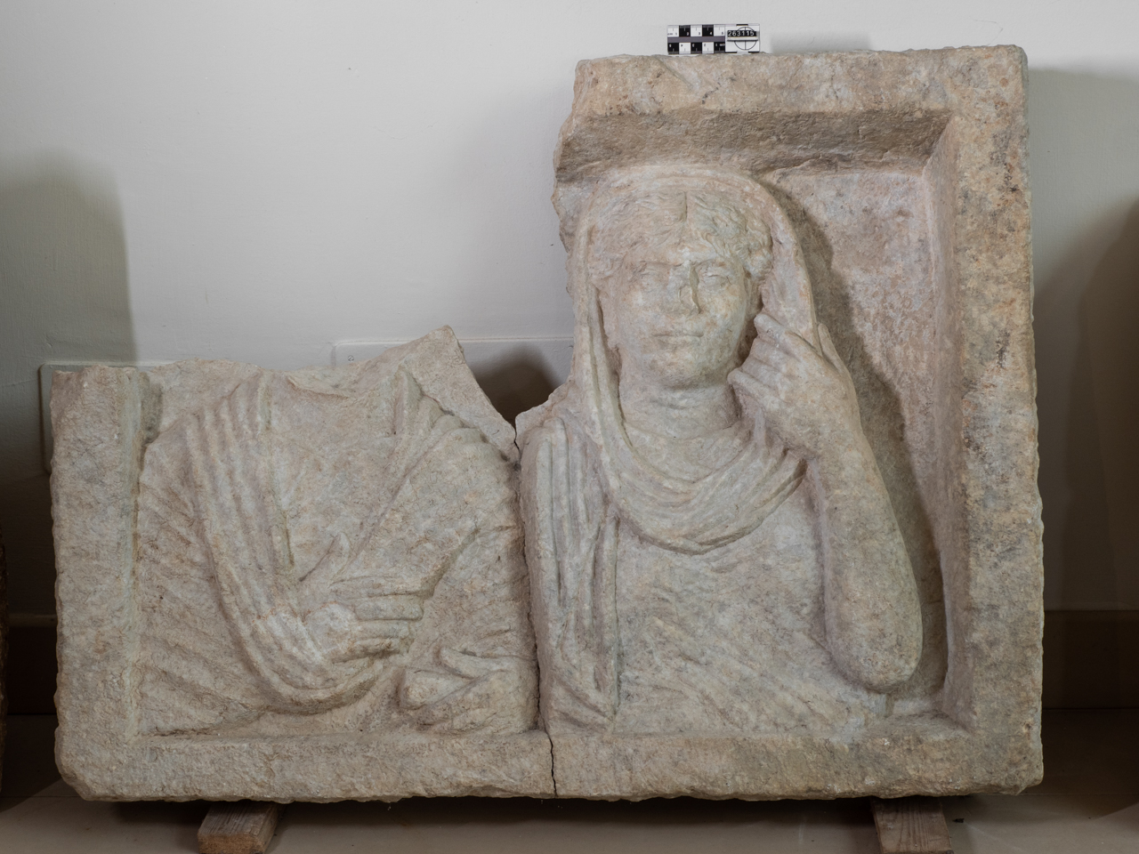 stele/ funeraria - produzione locale (Età di Augusto)
