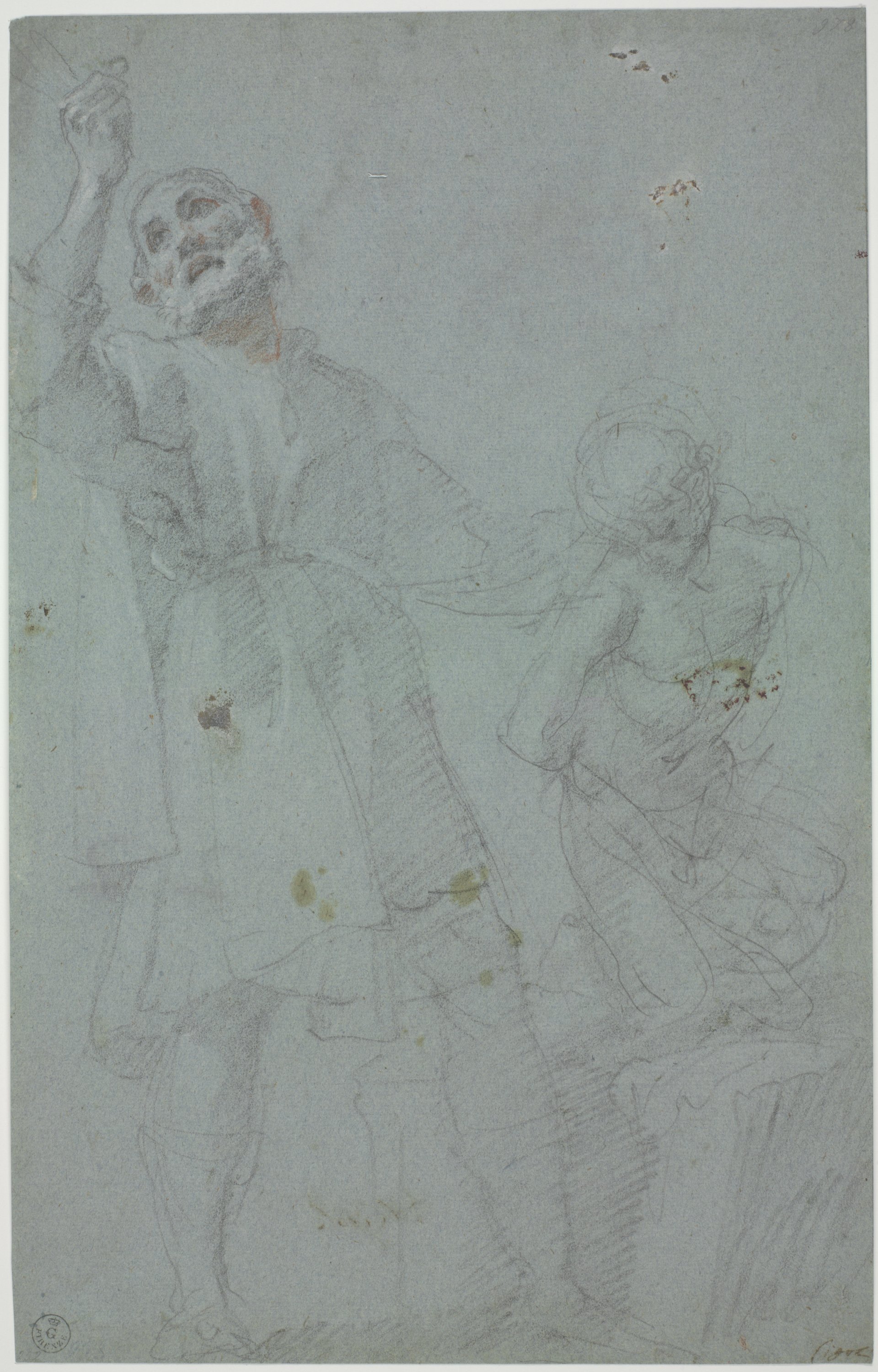 sacrificio di Isacco (disegno) di Cardi Ludovico detto Cigoli (inizio XVII)