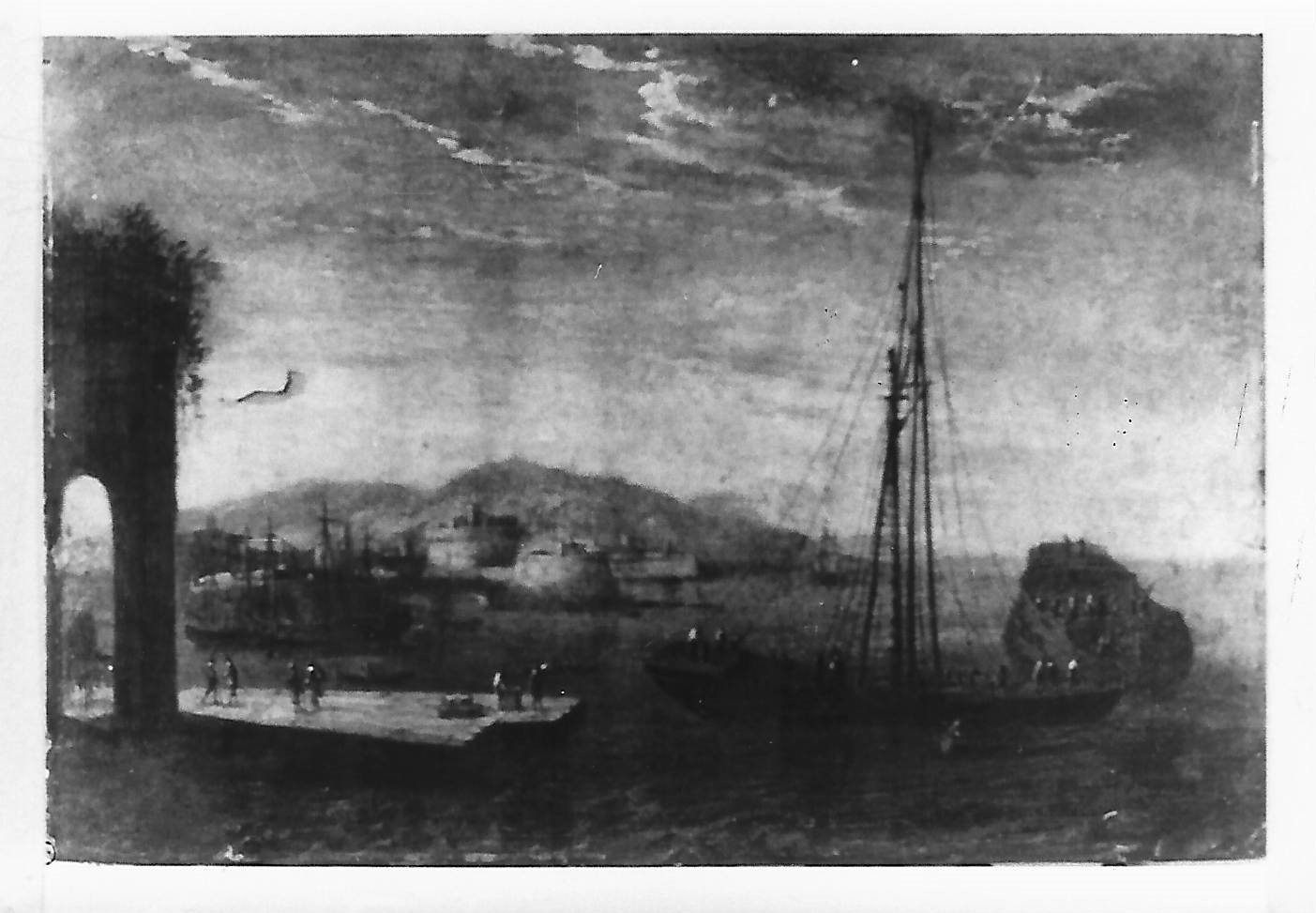 veduta di porto (dipinto) di Zeeman Reinier (XVII)