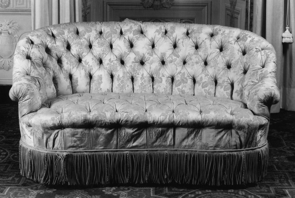 divano - manifattura toscana (sec. XIX)