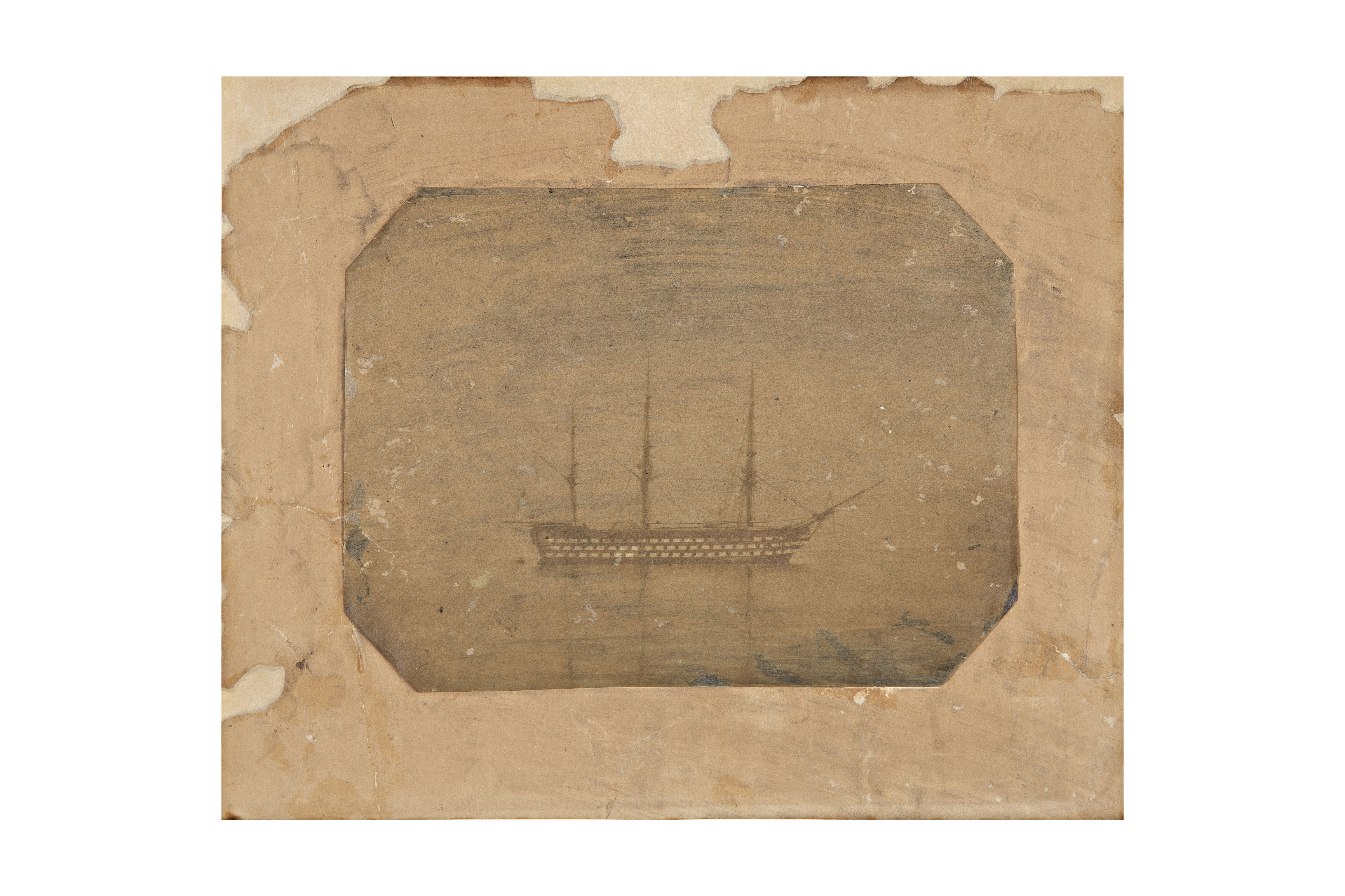 Corfù - città sul mare (positivo) di Anonimo (metà XIX)