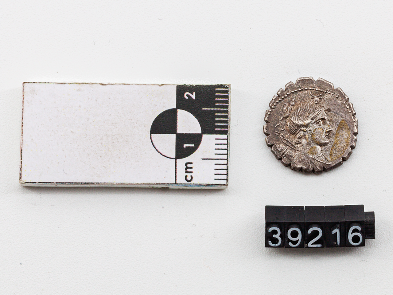 moneta - Denario - ambito romano (SECOLI/ I a.C)