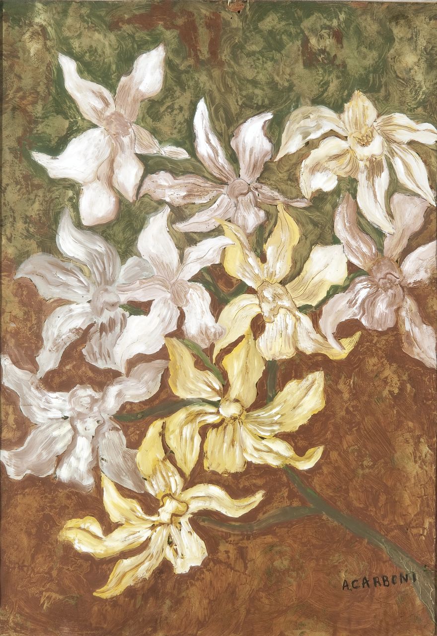 fiori (dipinto) di Carboni Adriana (sec. XX)